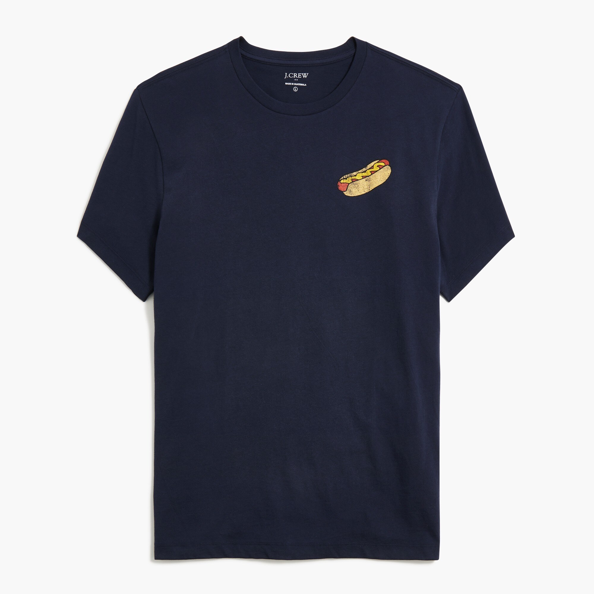hot dog graphic tee for men
