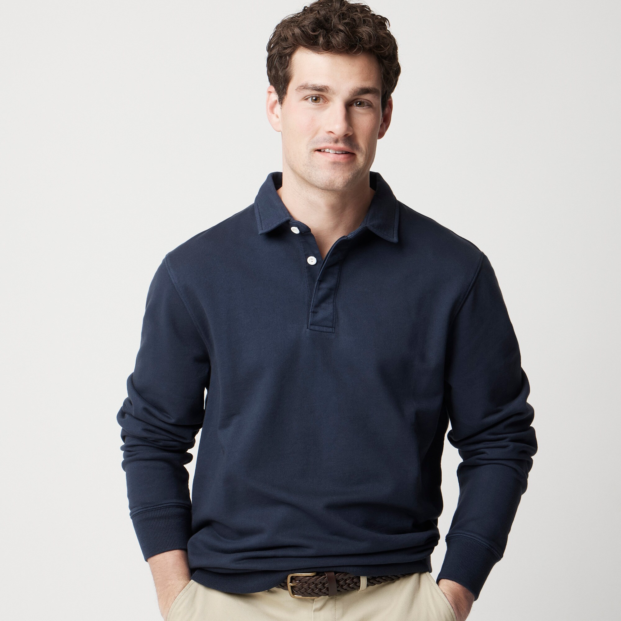 Rugby pullover sweatshirt