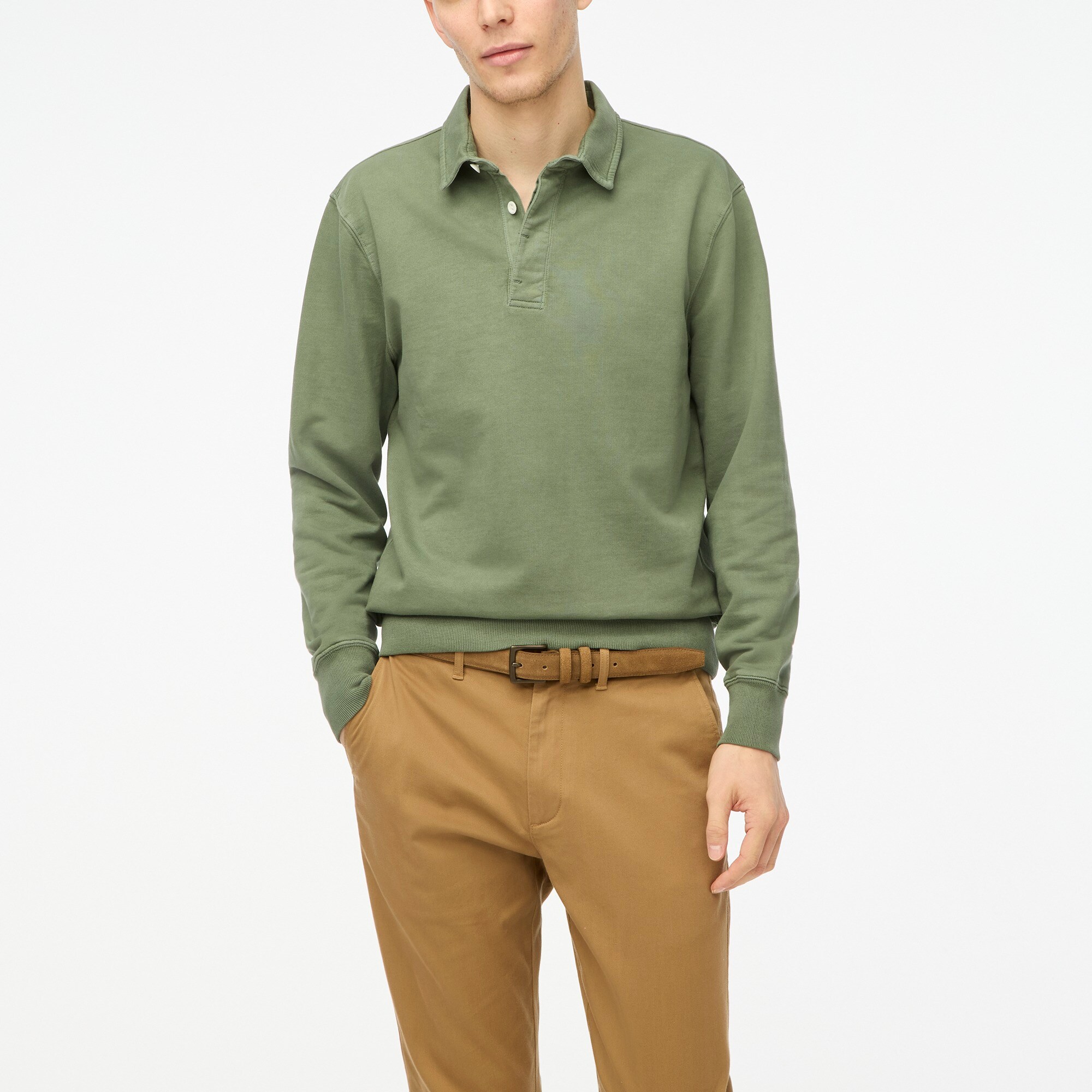 factory: rugby pullover sweatshirt for men
