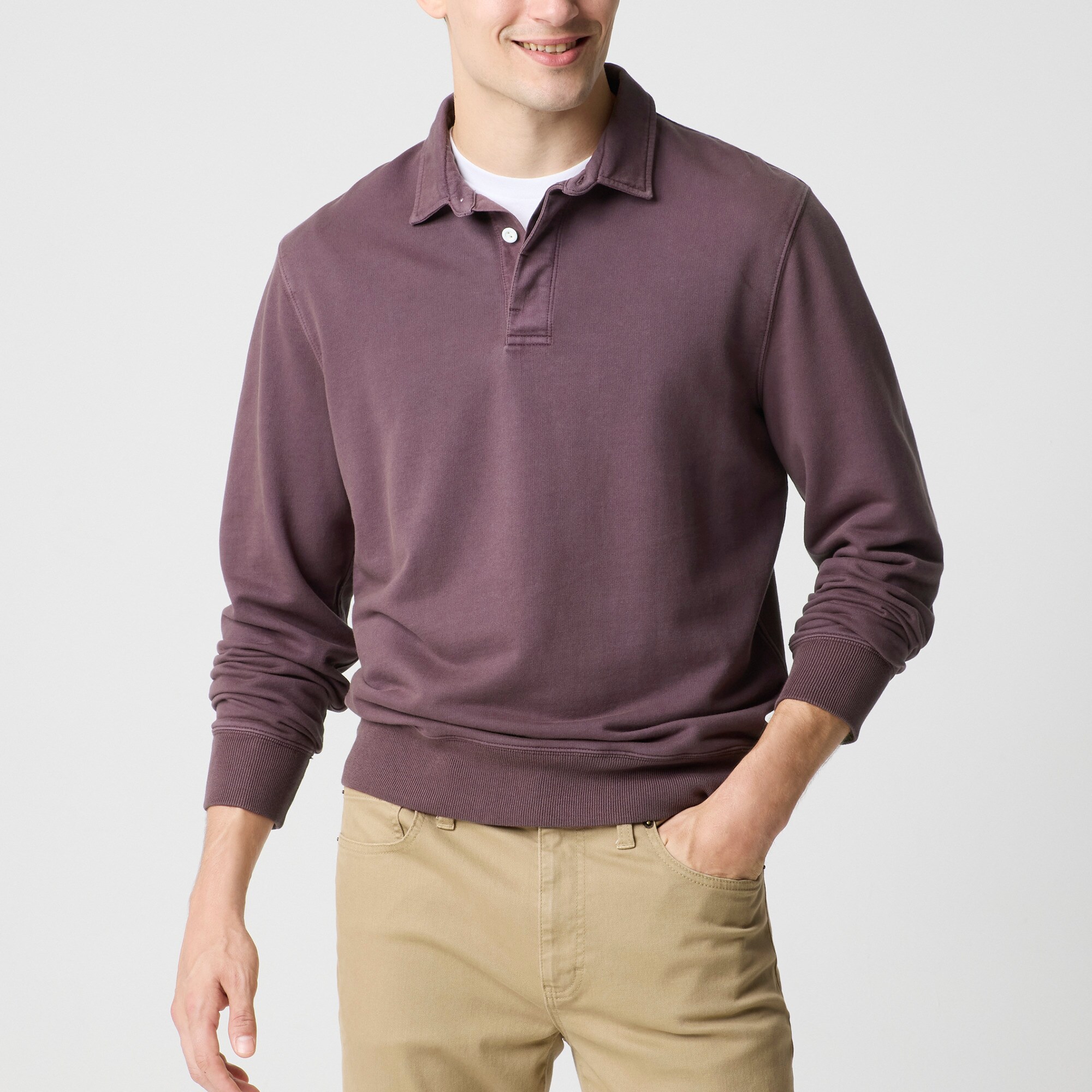 Rugby pullover sweatshirt