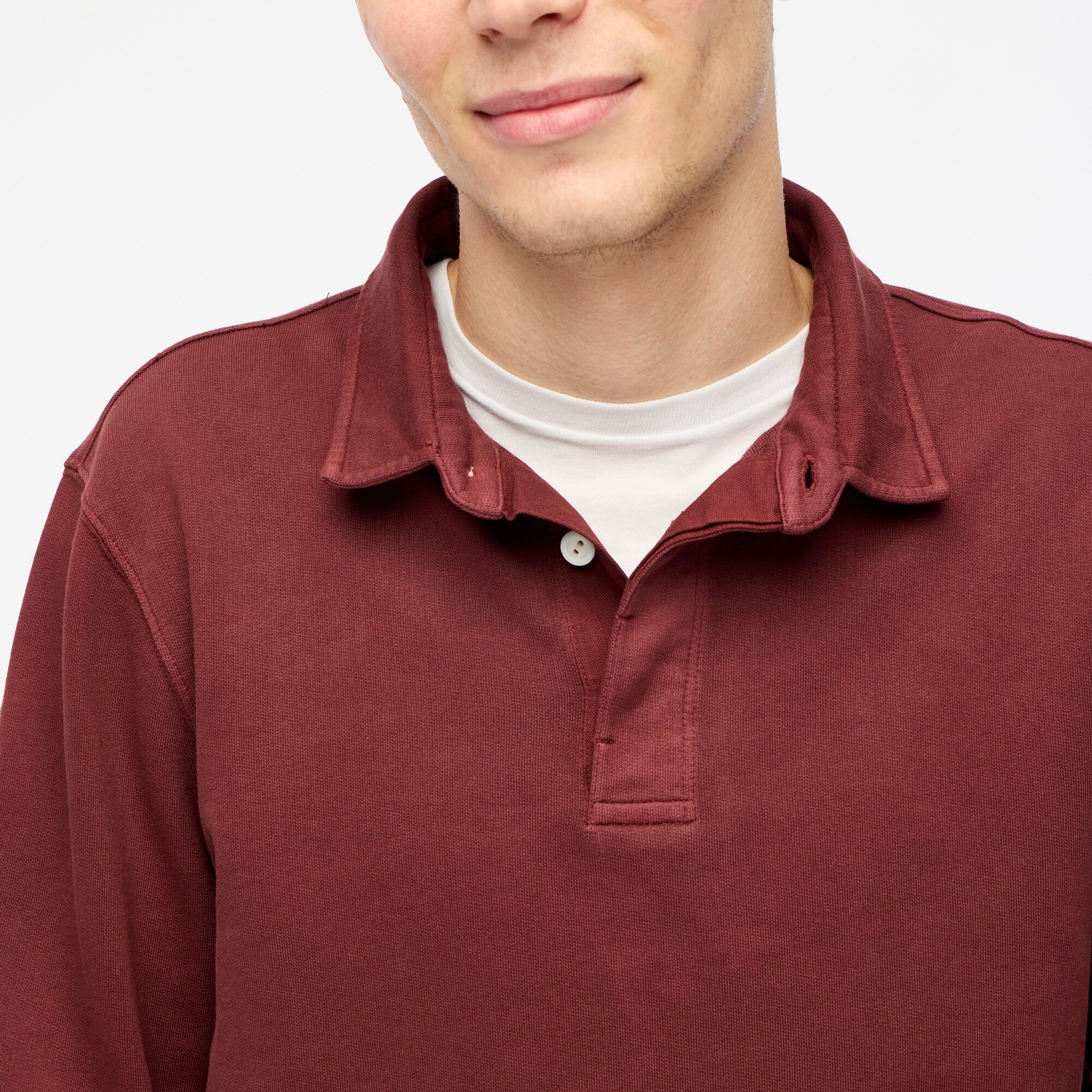 Rugby pullover sweatshirt