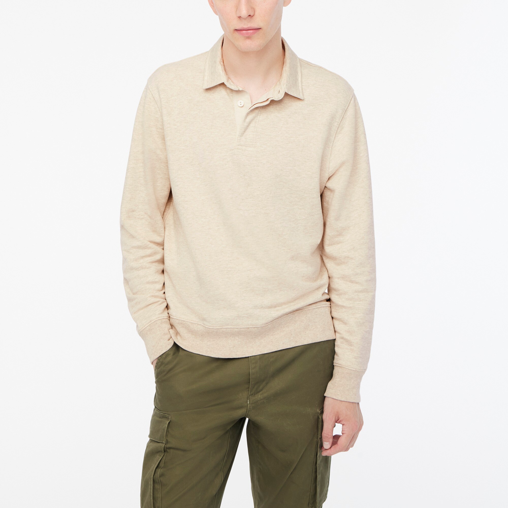 Rugby pullover sweatshirt