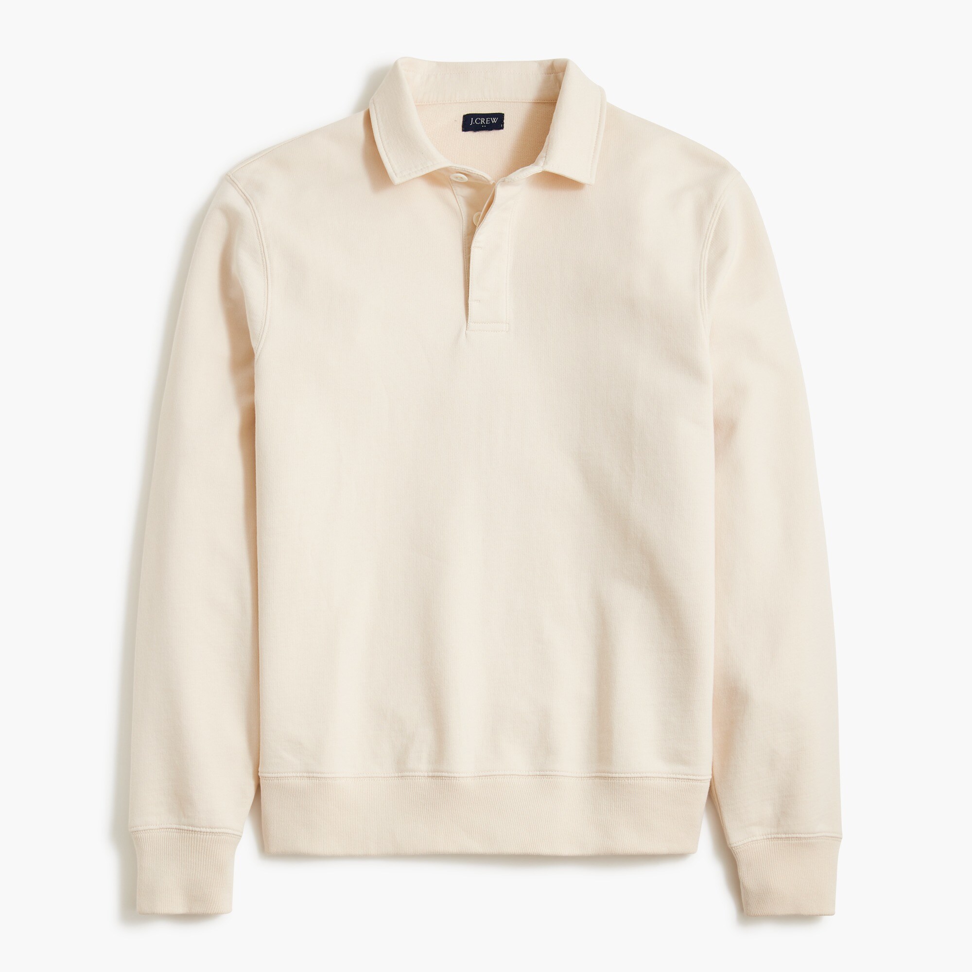 Marled shaker-stitch crewneck sweater