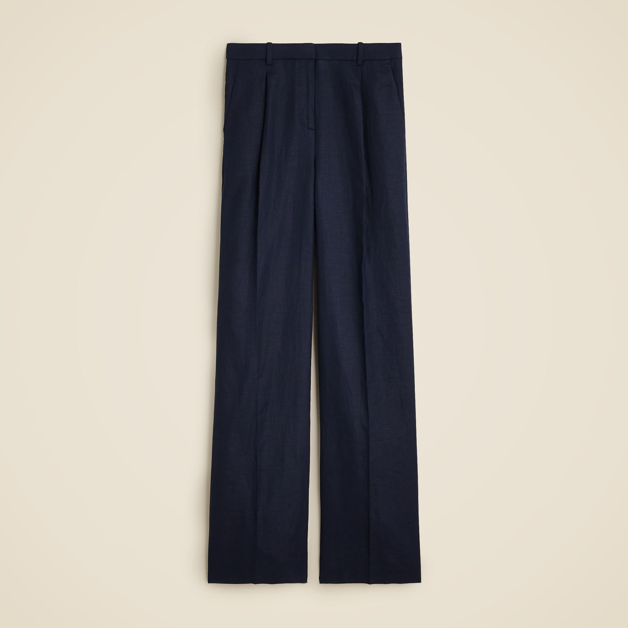  Wide-leg essential pant in linen