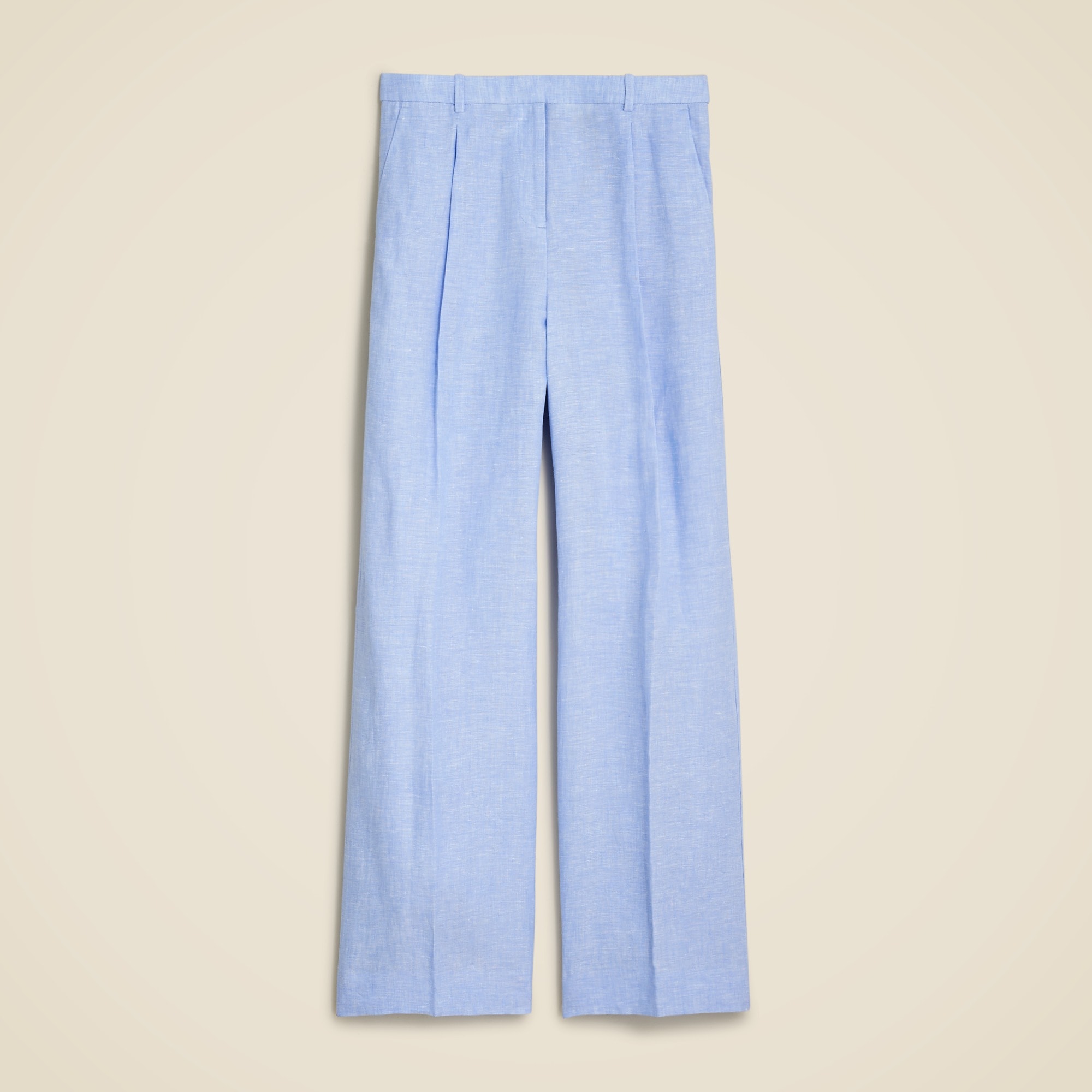  Wide-leg essential pant in linen