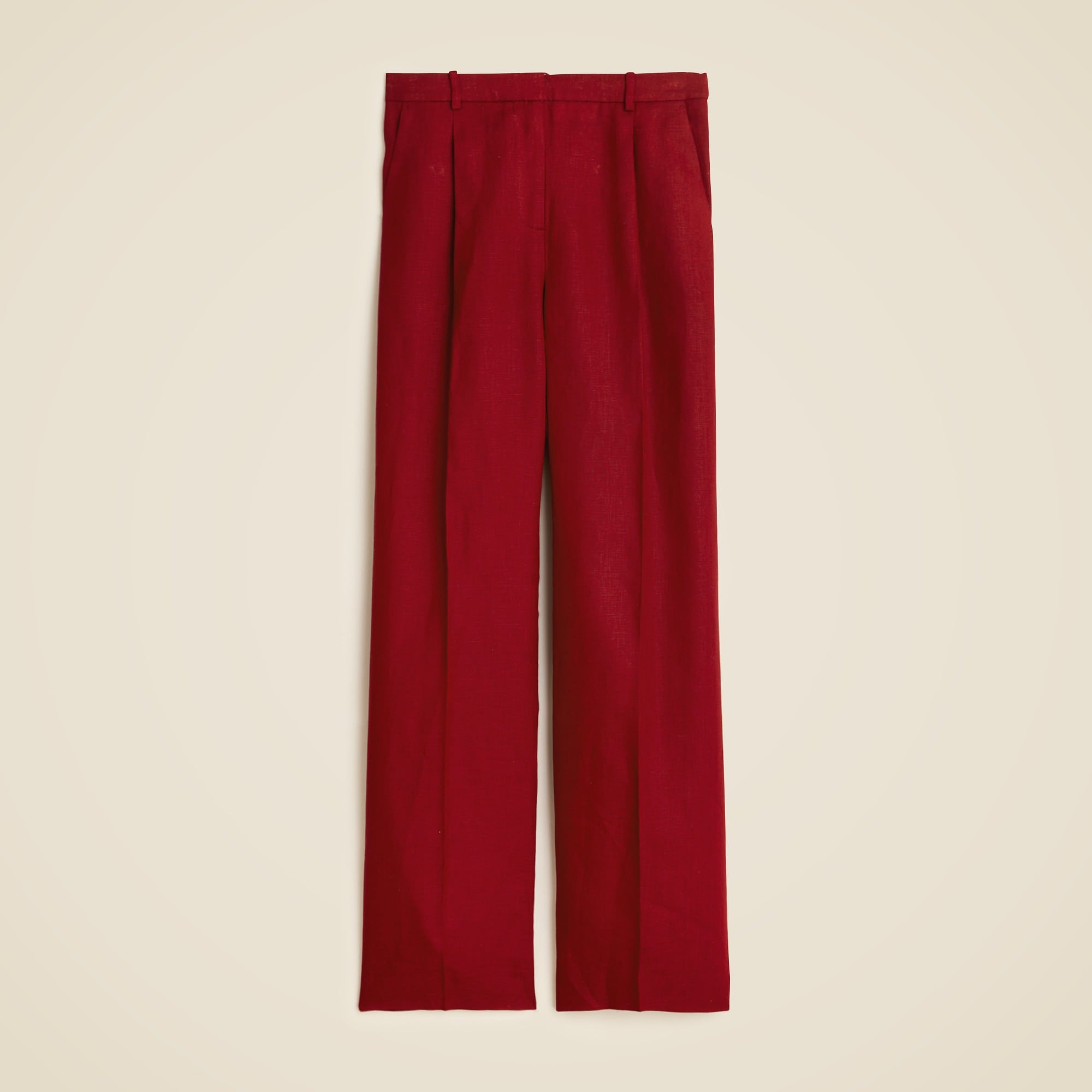 Wide-leg Essential pant in linen