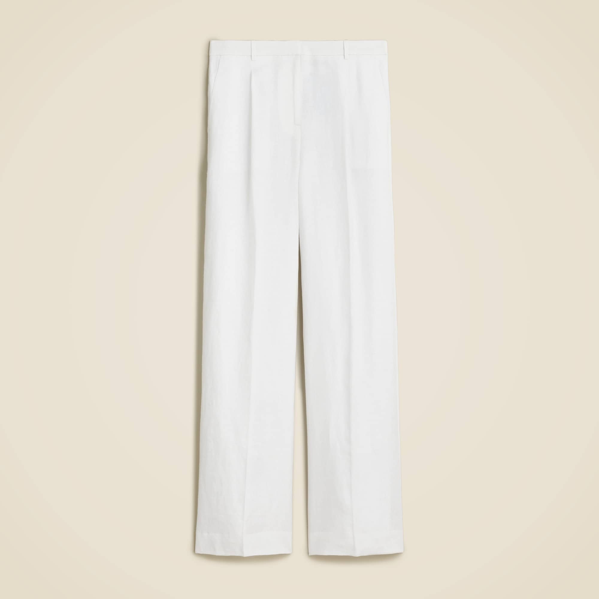 Wide-leg Essential pant in linen