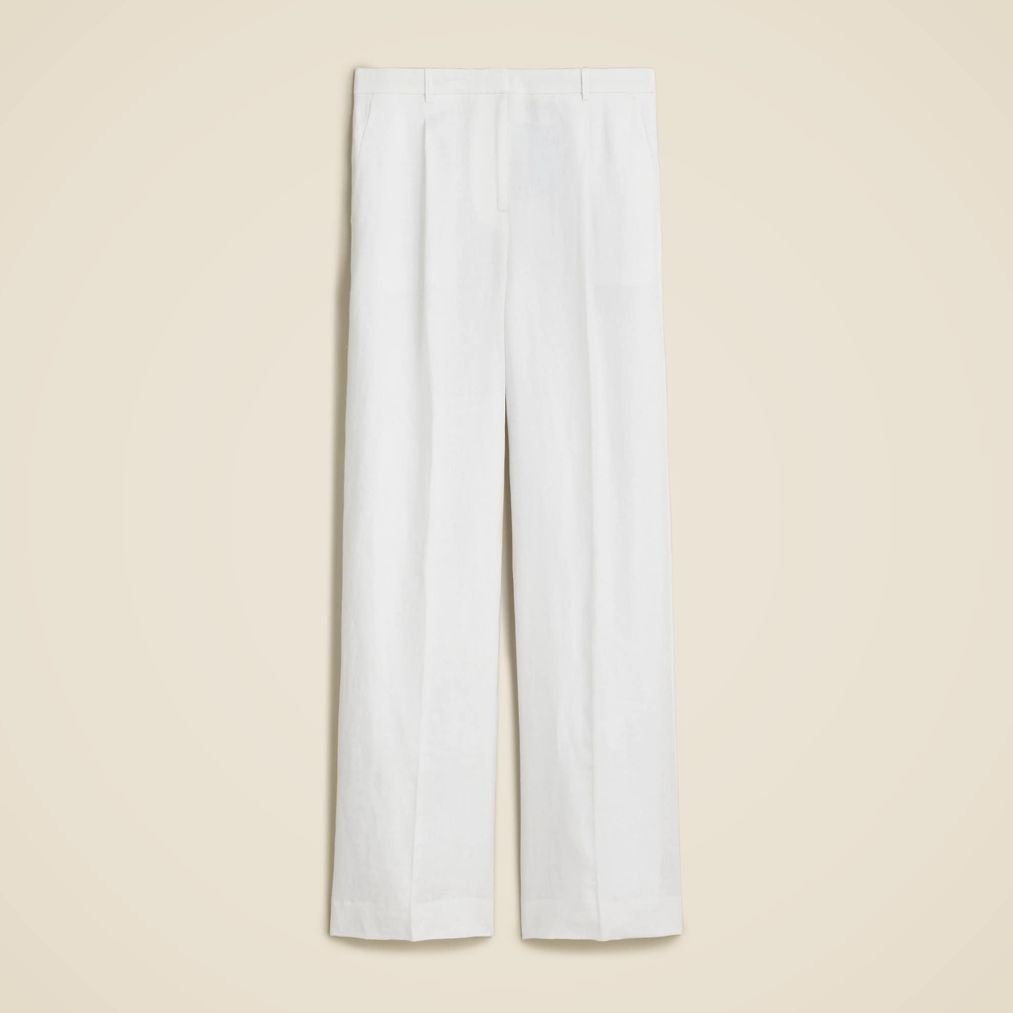  Wide-leg essential pant in linen