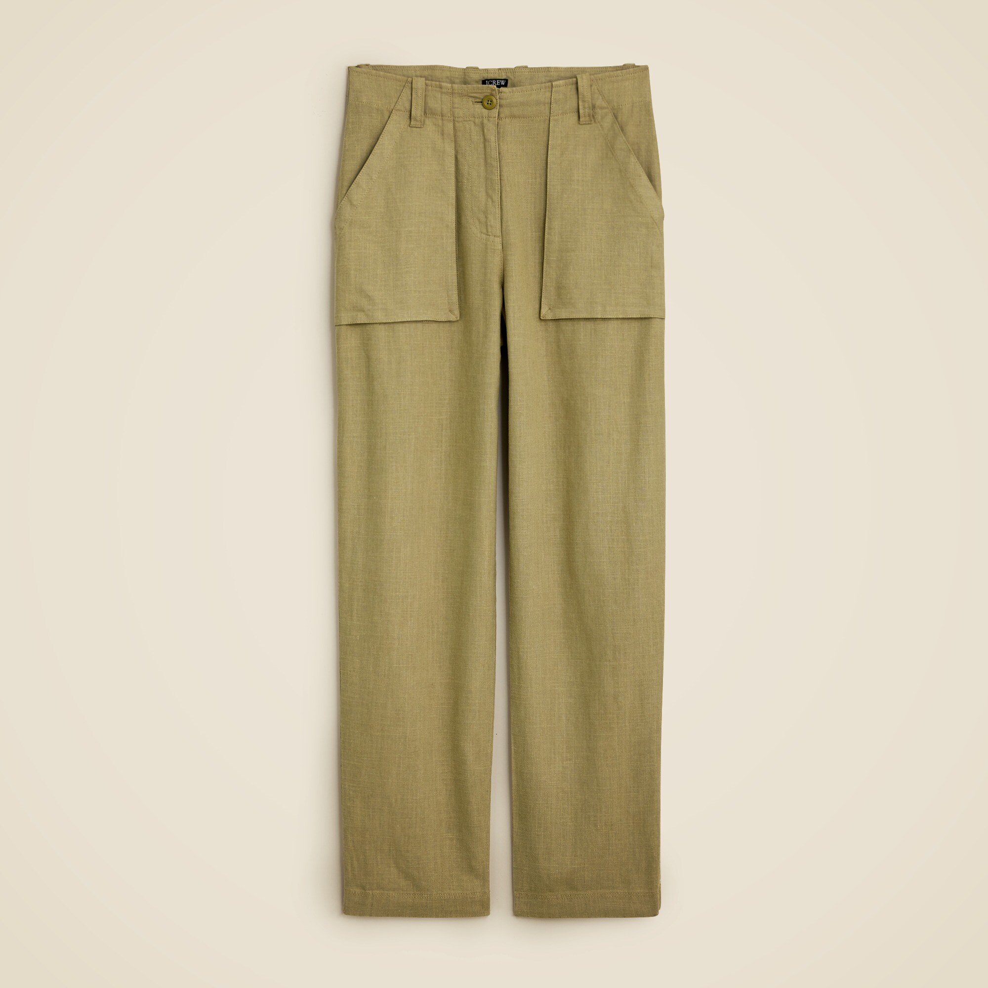 Seaside cargo pant in linen-TENCEL™ lyocell blend