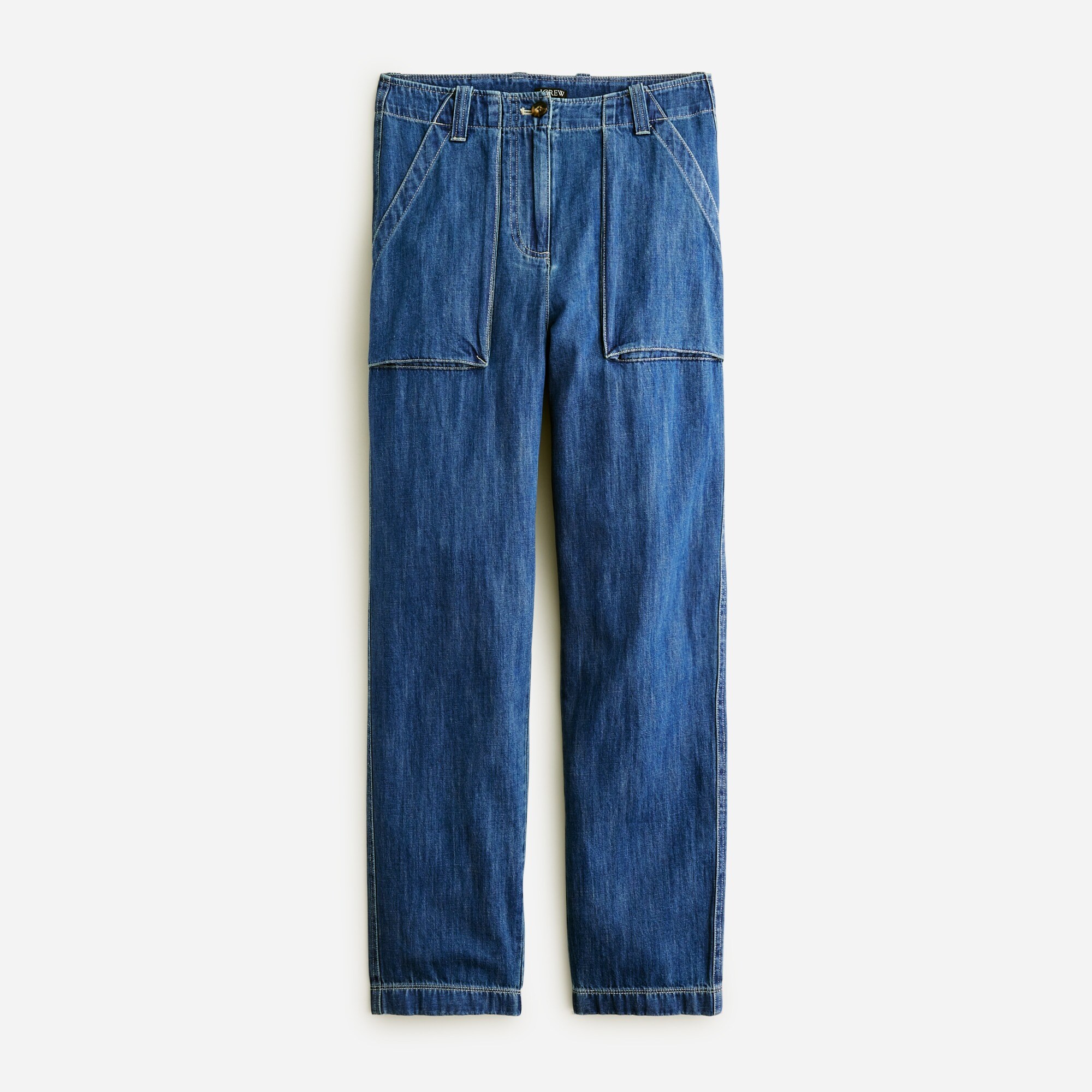 Chambray cargo pant
