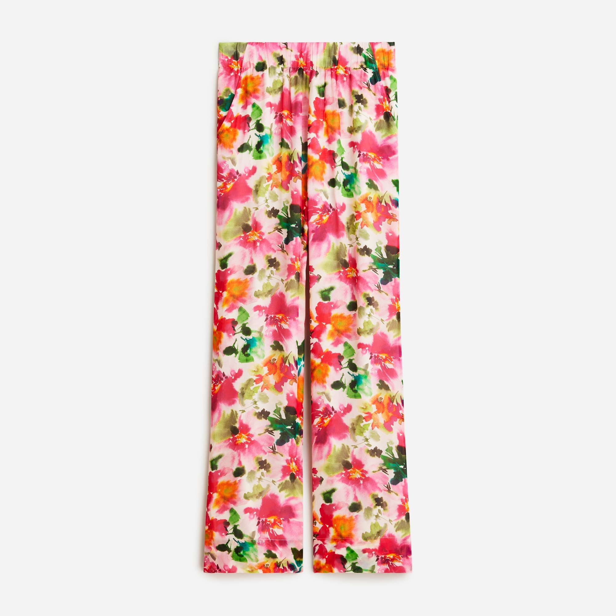  Full-length Astrid pant in floral chiffon