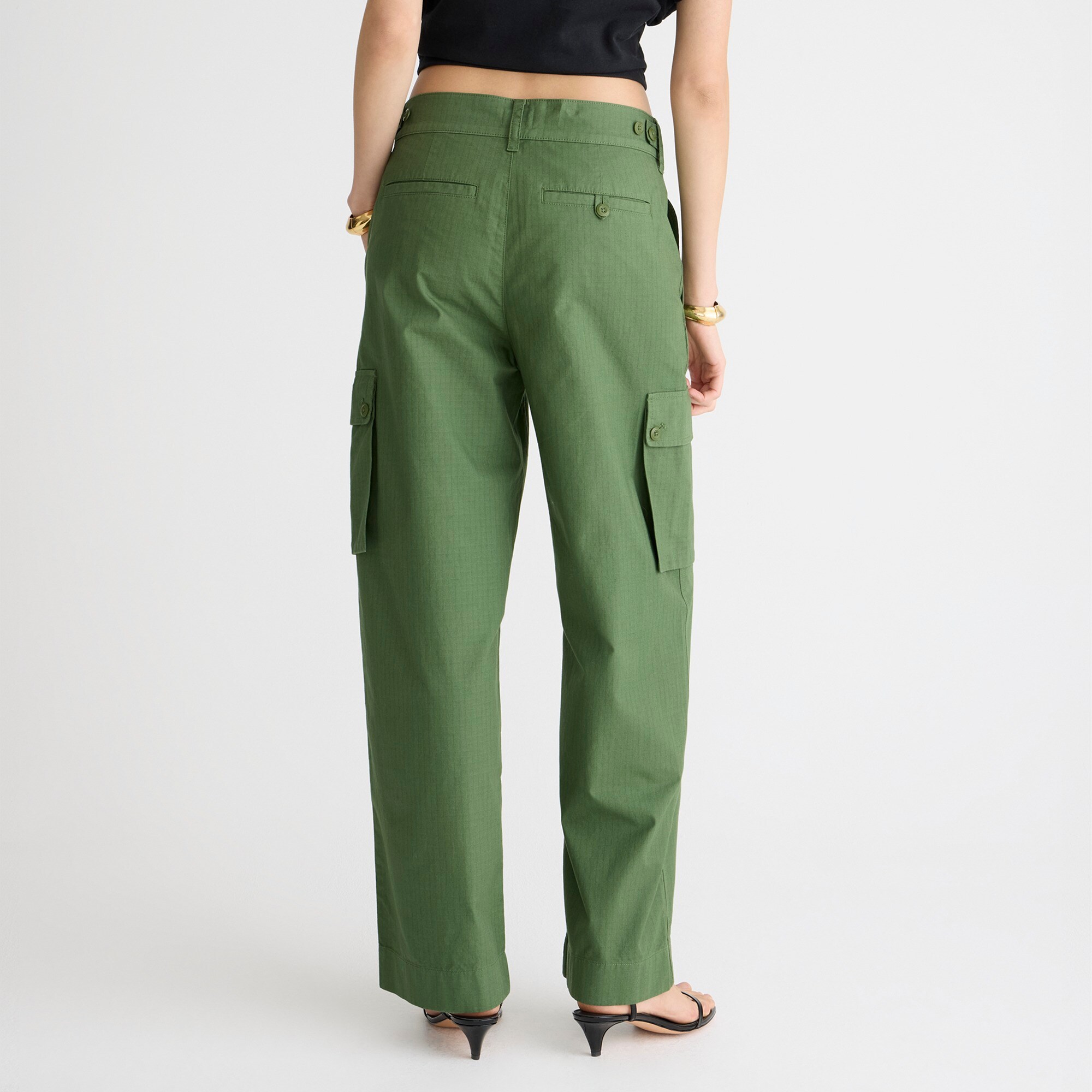Pantalones Militares Mujer Pantalones Cortos Verde Oliva