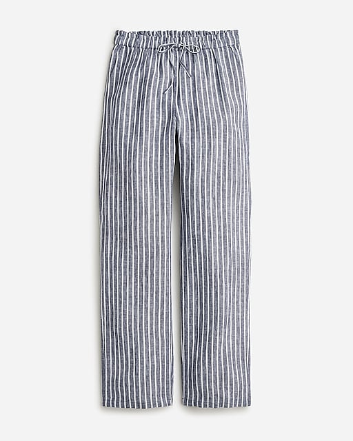 womens Soleil pant in striped linen
