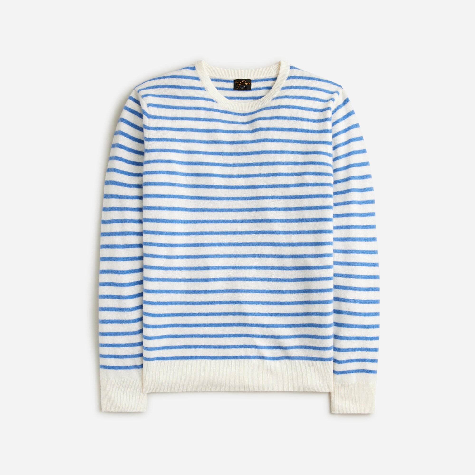 Cashmere sweater in stripe