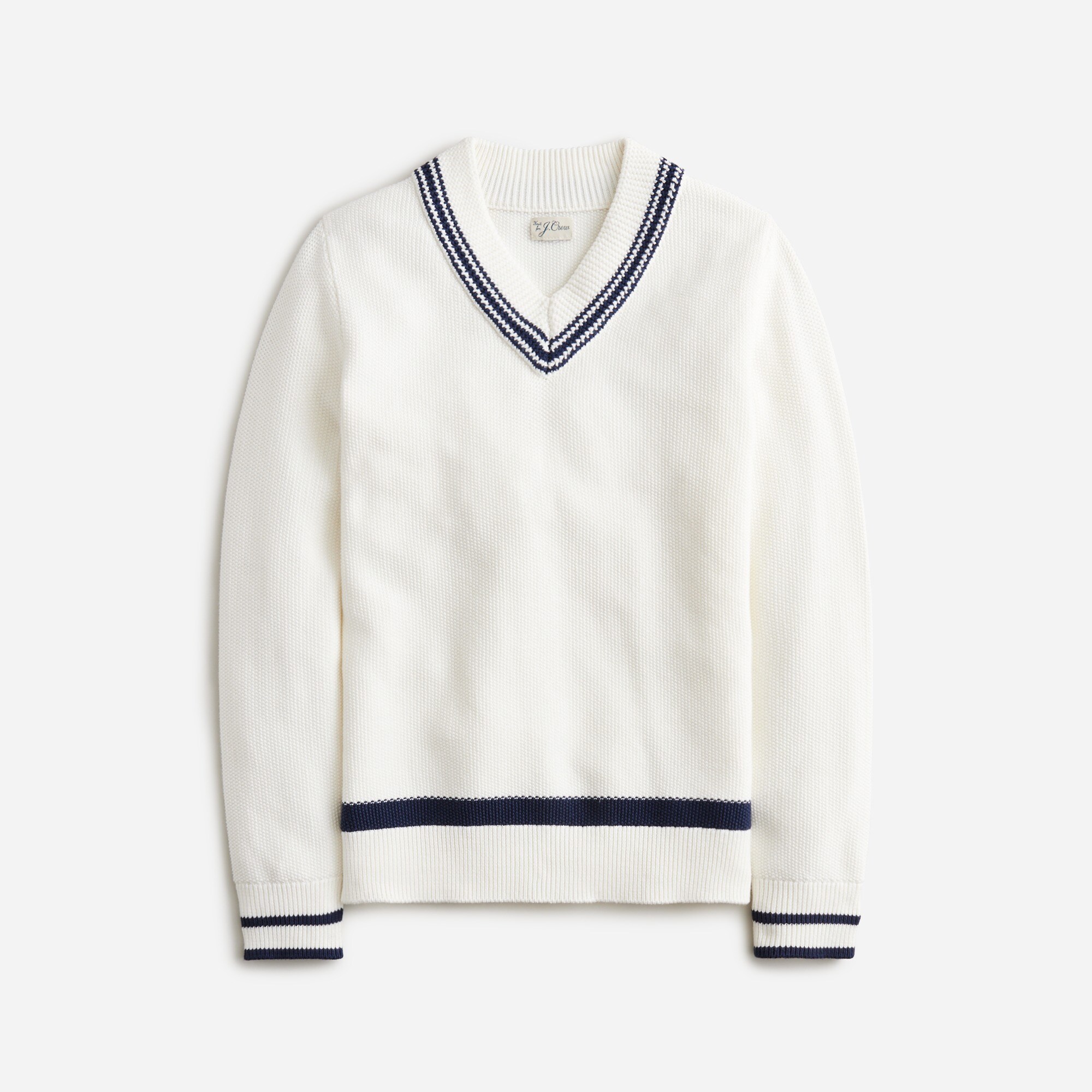  Cotton V-neck cricket sweater