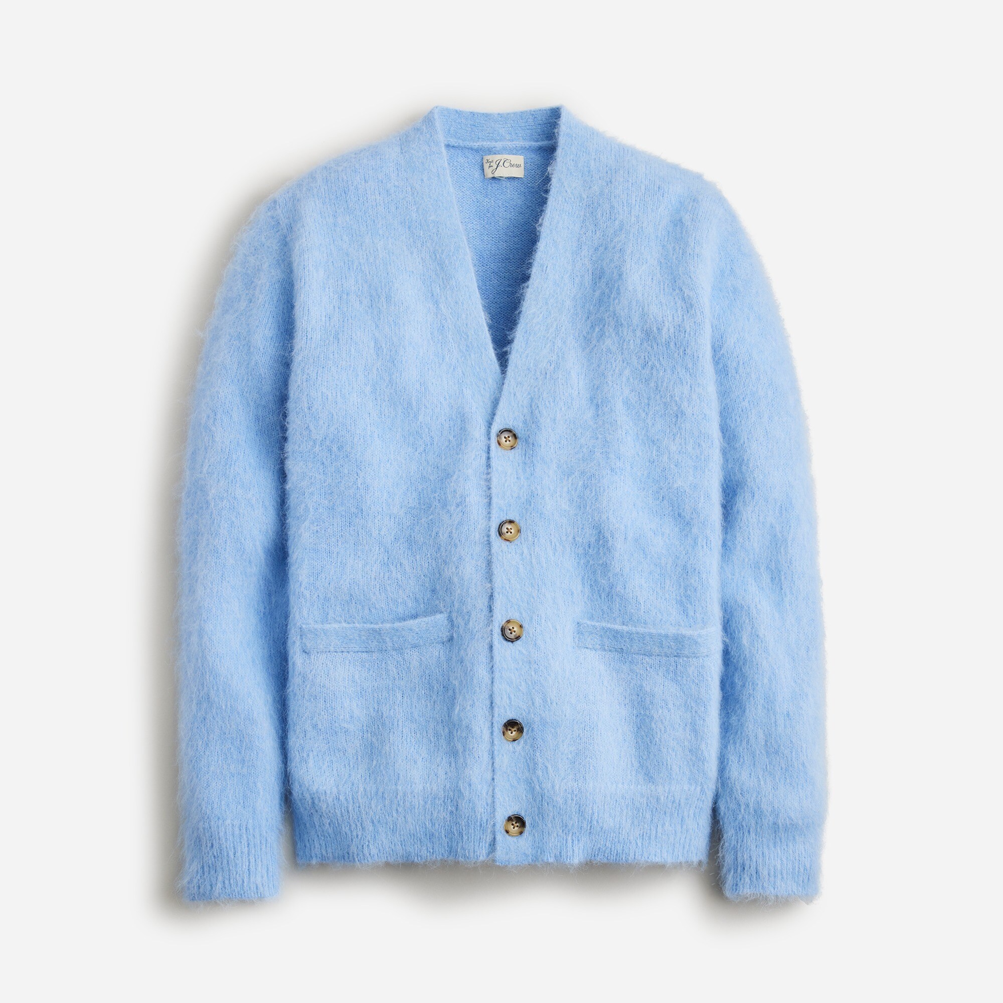 Alpaca-blend V-neck cardigan