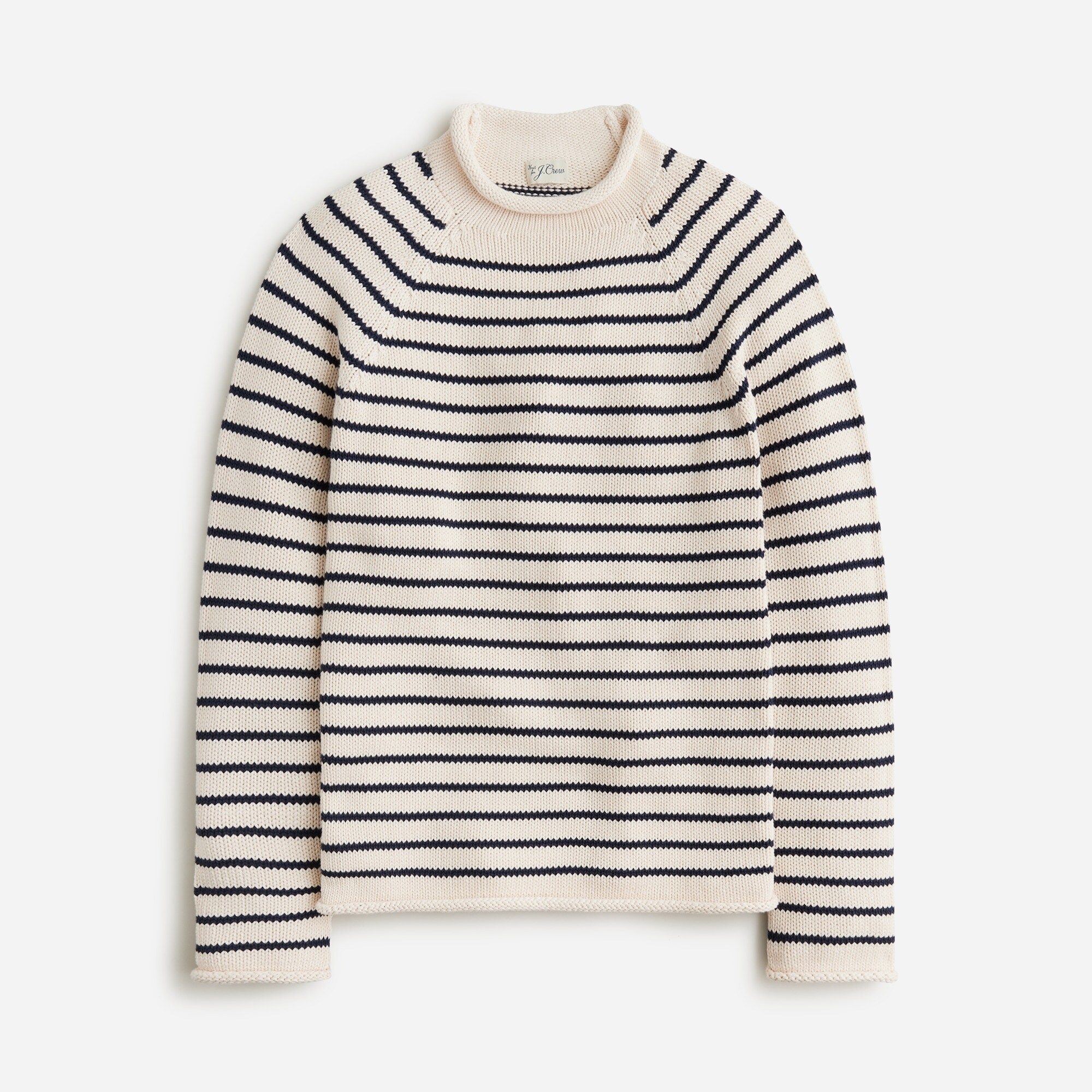  1988 heritage cotton Rollneck&trade; sweater in stripe