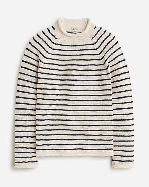  1988 heritage cotton Rollneck&trade; sweater in stripe