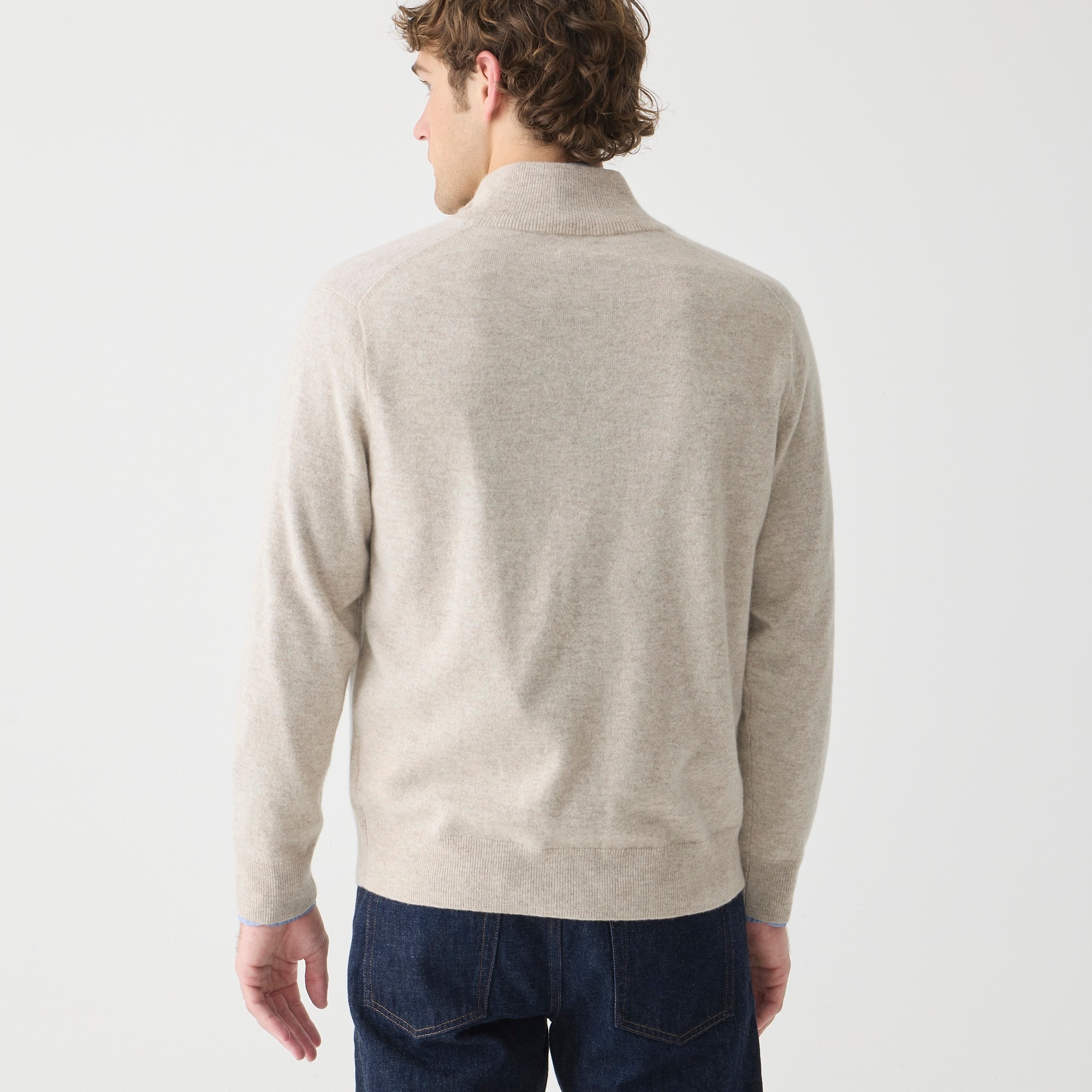 Cashmere full-zip sweater