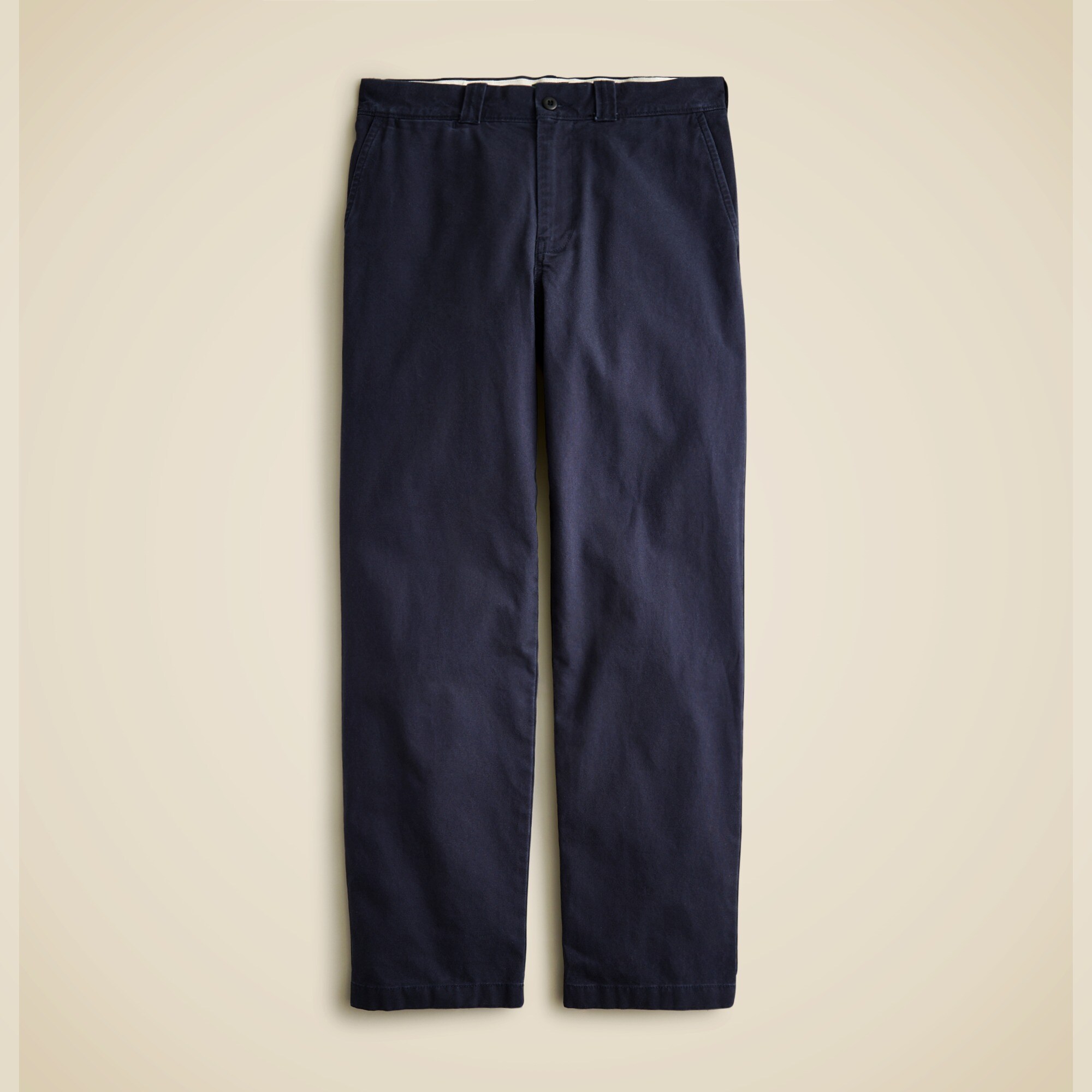 Classic-fit linen trouser