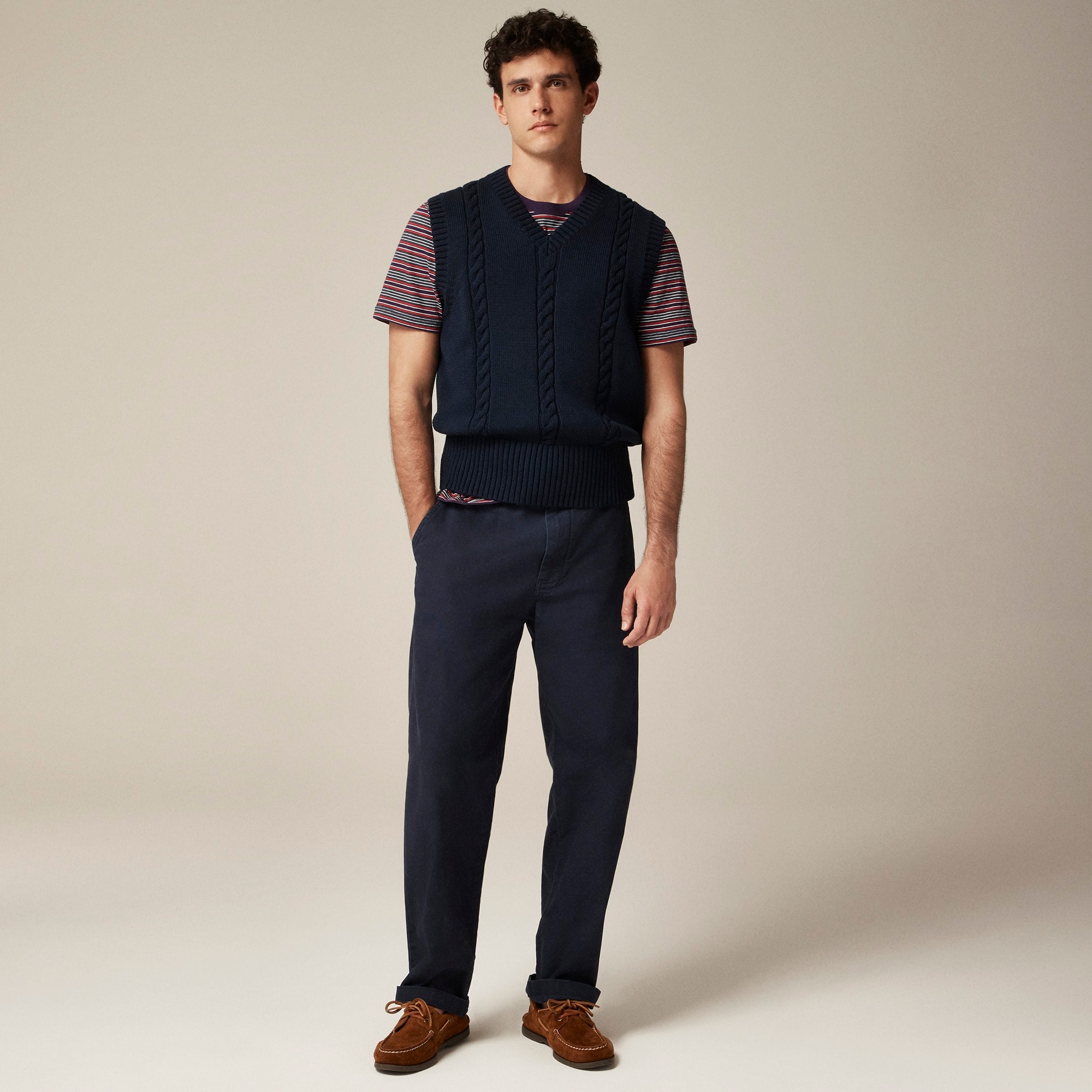 Classic trouser in canvas