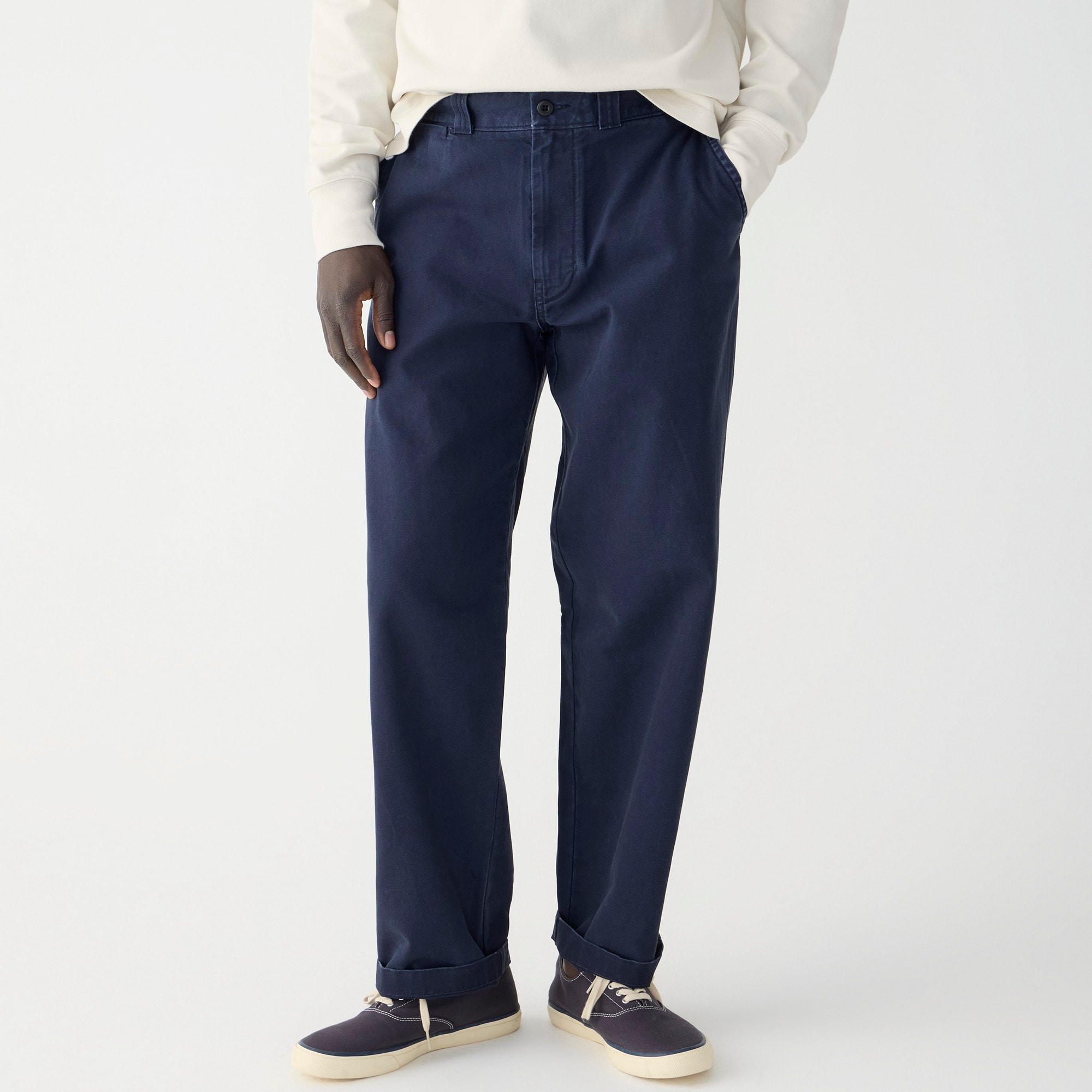 j.crew: classic trouser in canvas for men