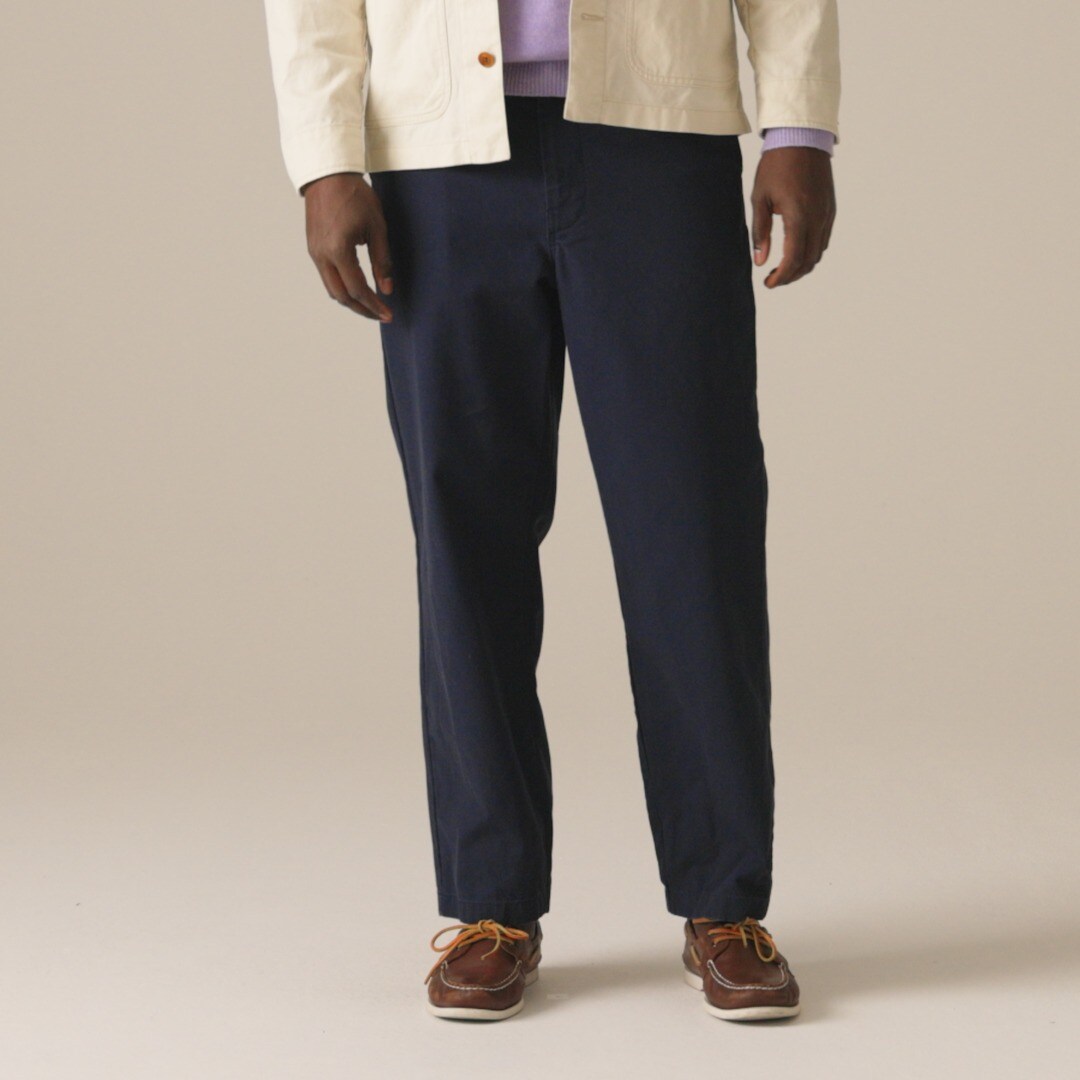 Classic trouser in canvas