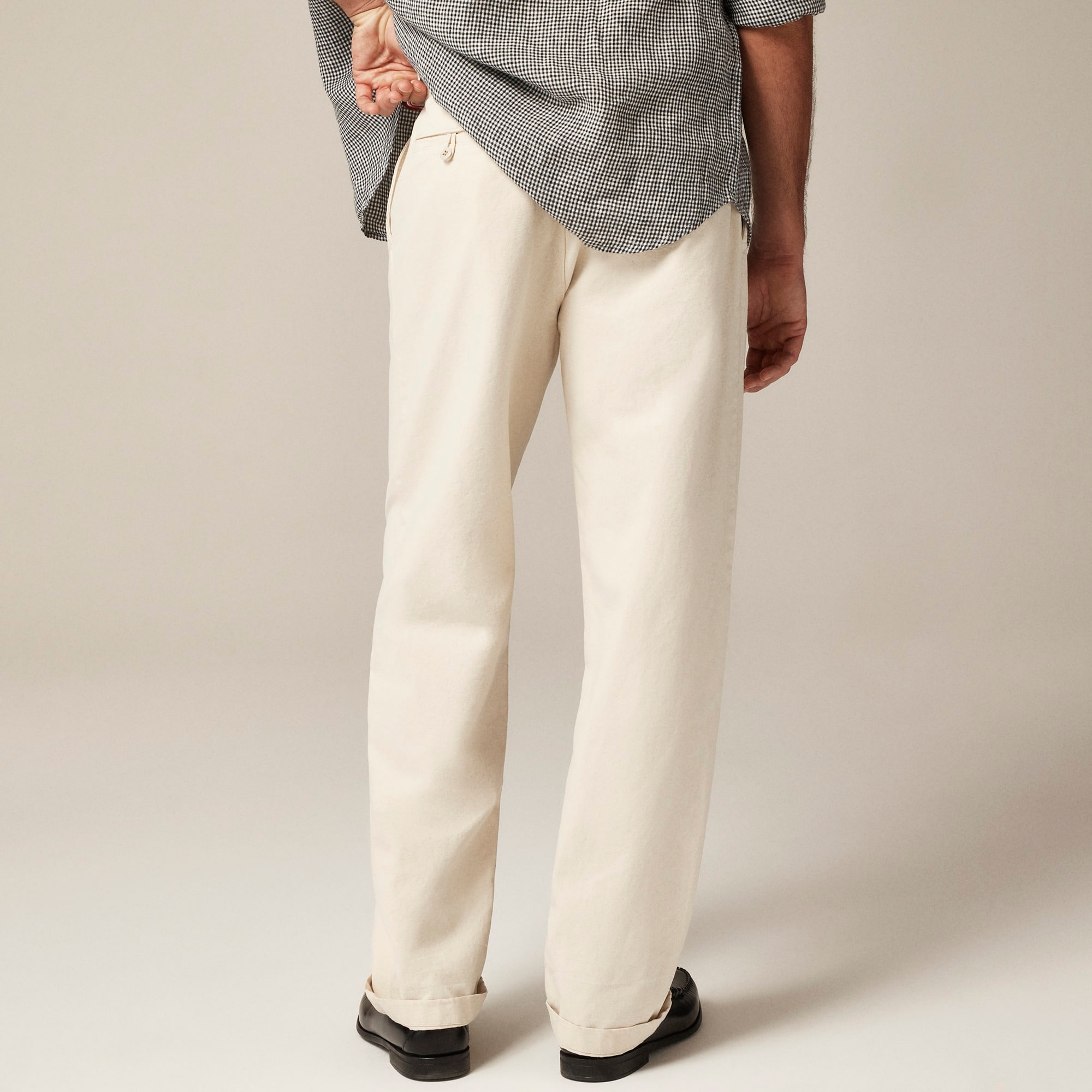 Classic trouser in canvas