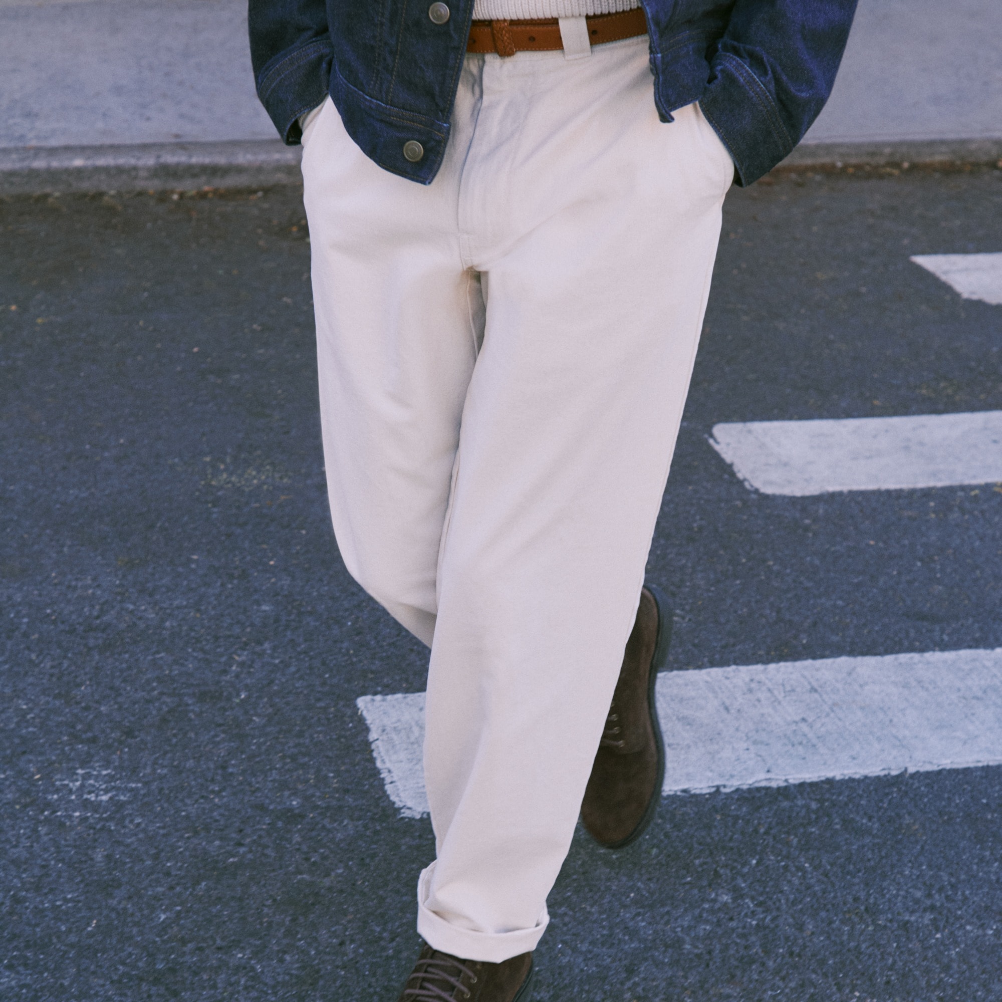 Classic trouser in canvas