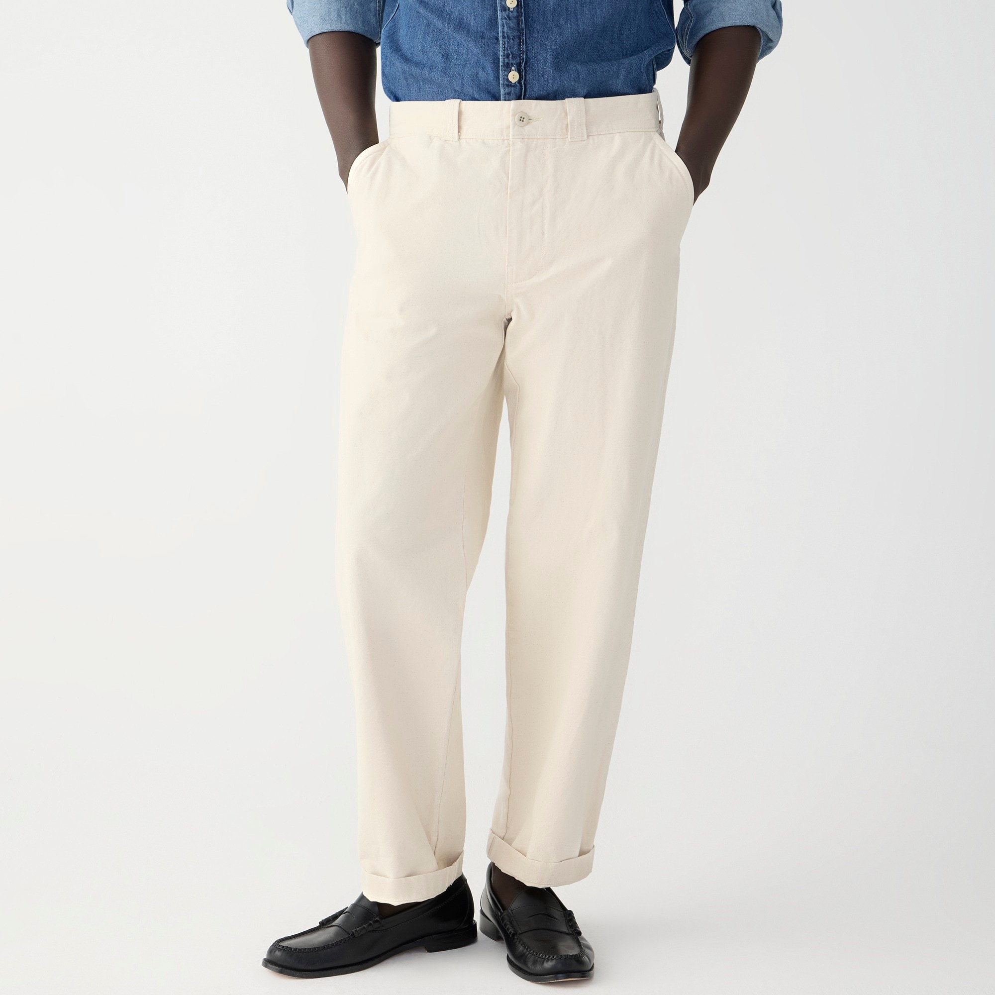 j.crew: classic trouser in canvas for men
