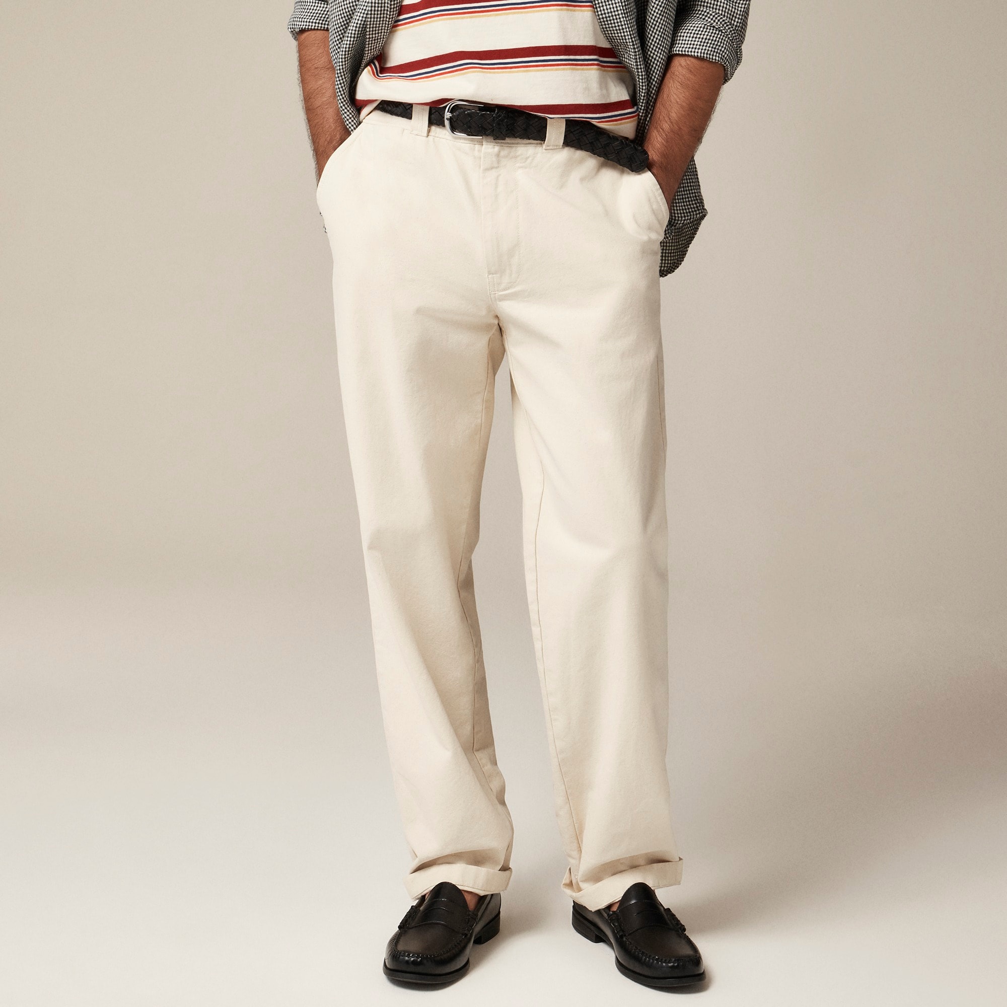 Classic trouser in canvas