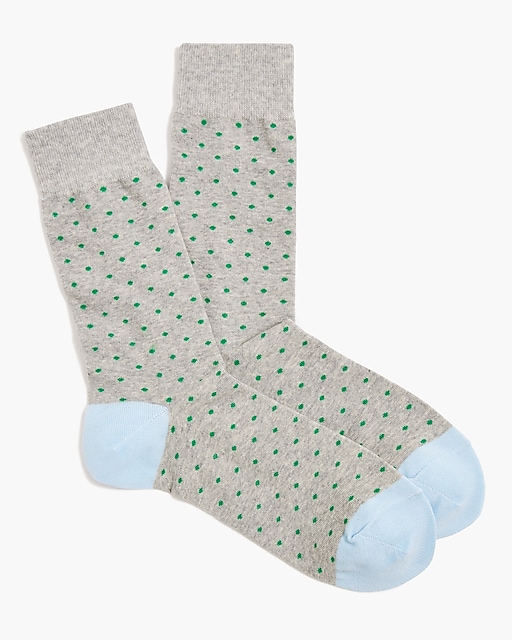  Polka-dot socks