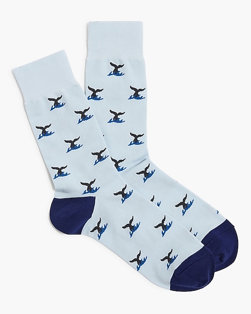 mens Whale socks
