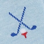 Golf socks HTHR LIGHT BLUE factory: golf socks for men