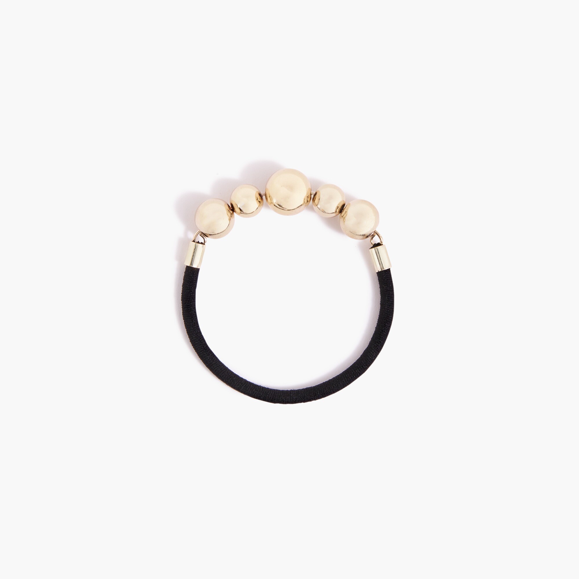Gold Beaded Hair Tie For Women | Factory display picture 1