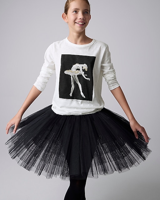 girls Girls' Limited-edition New York City Ballet X Crewcuts ballerina T-shirt