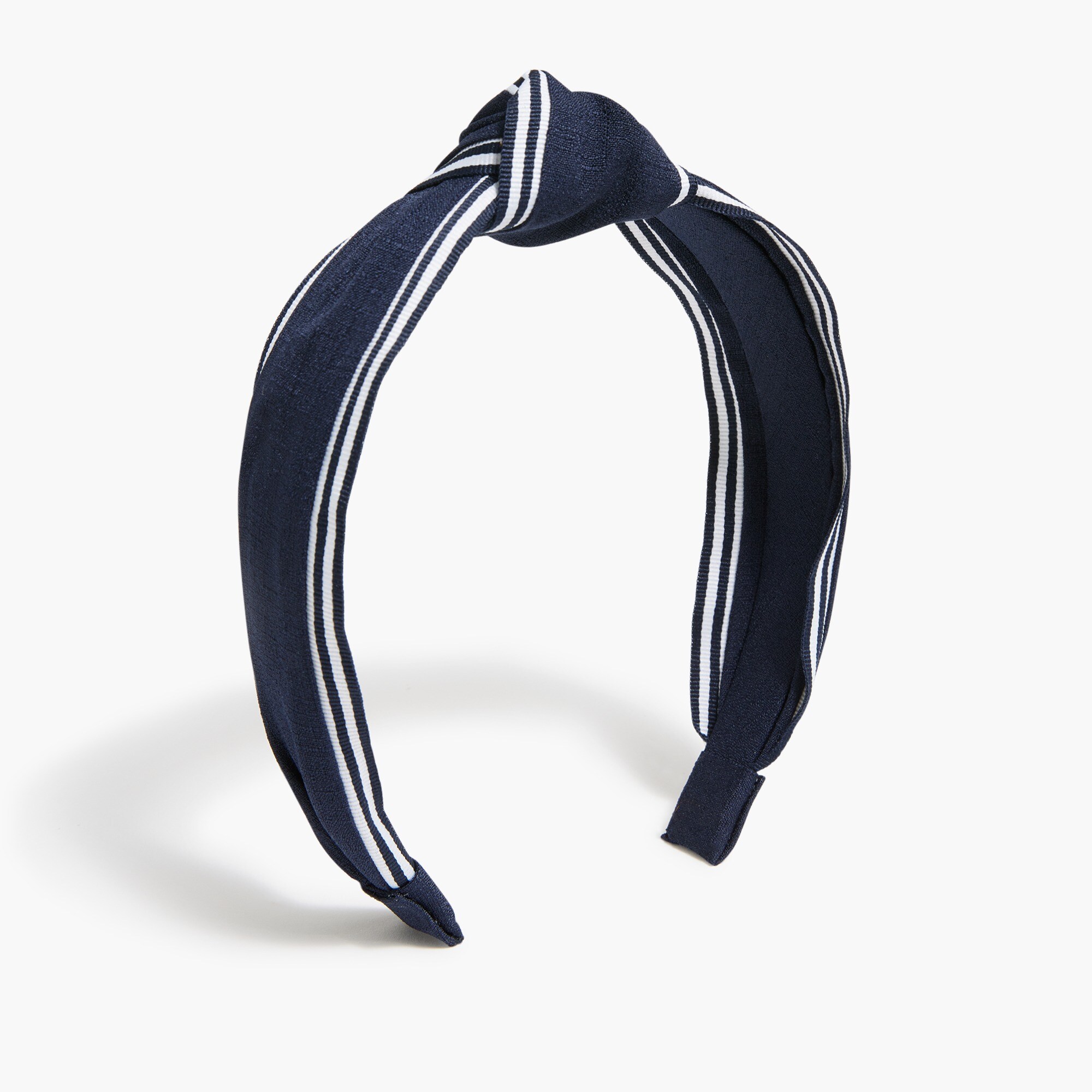 Striped knot headband