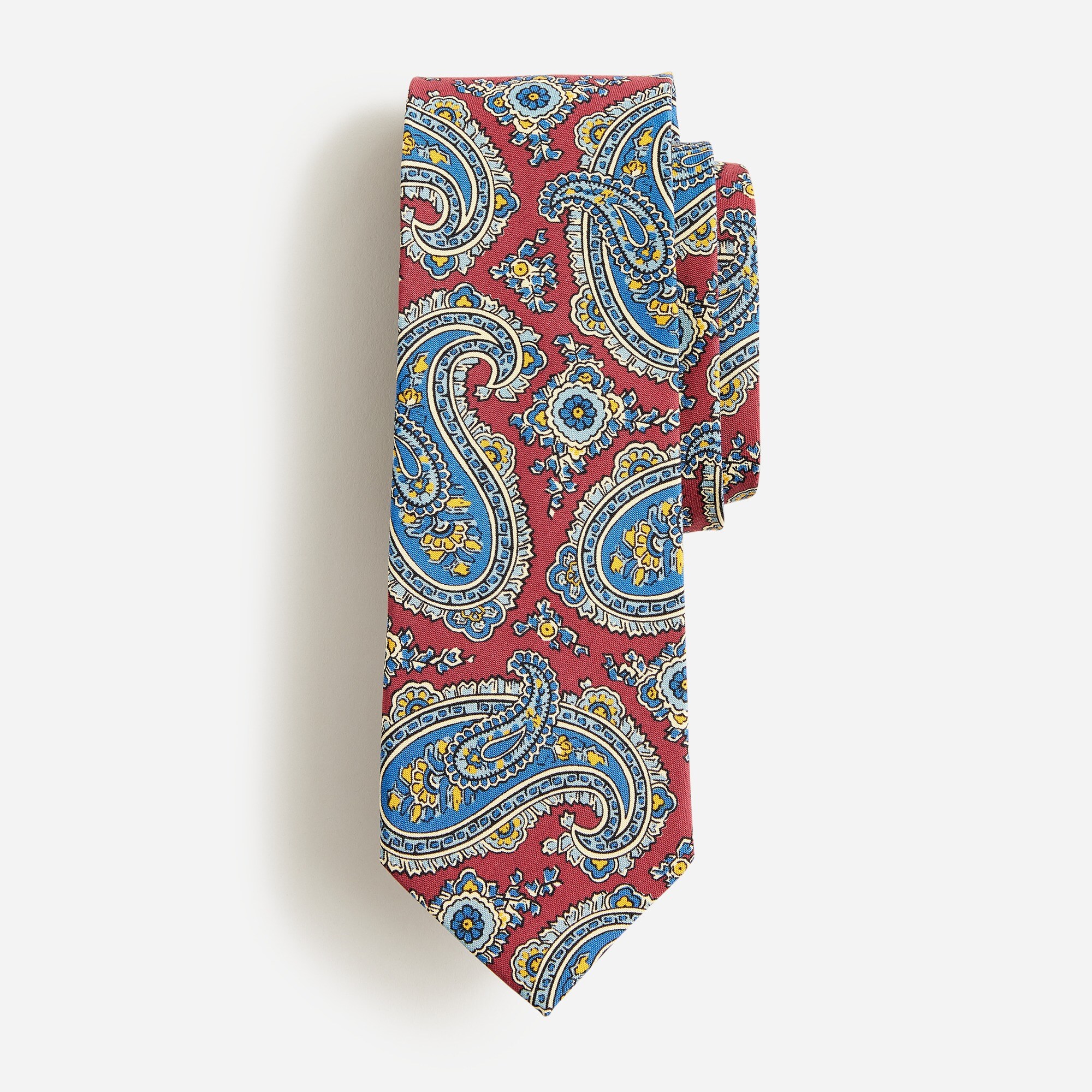  Italian silk tie in paisley