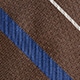 Italian silk tie in stripe BROWN