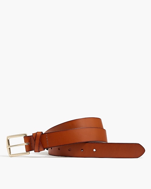  Crisscross leather belt