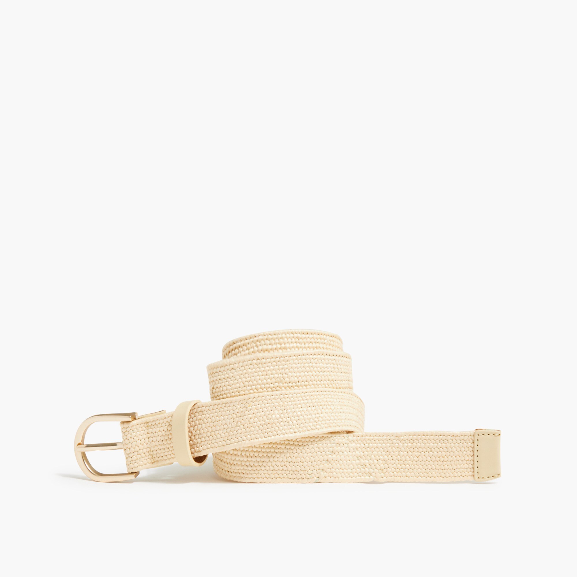  Stretchy slim straw waist belt