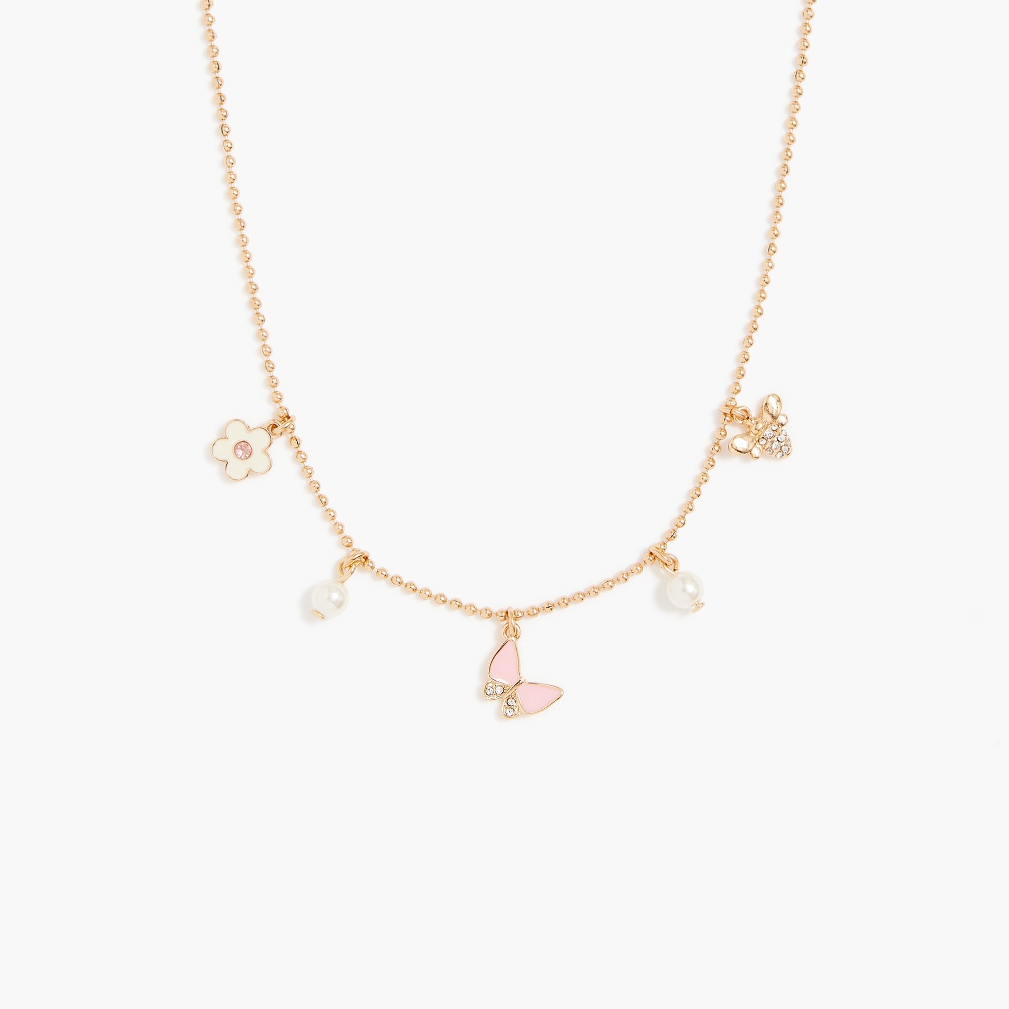 Girls' charm necklace