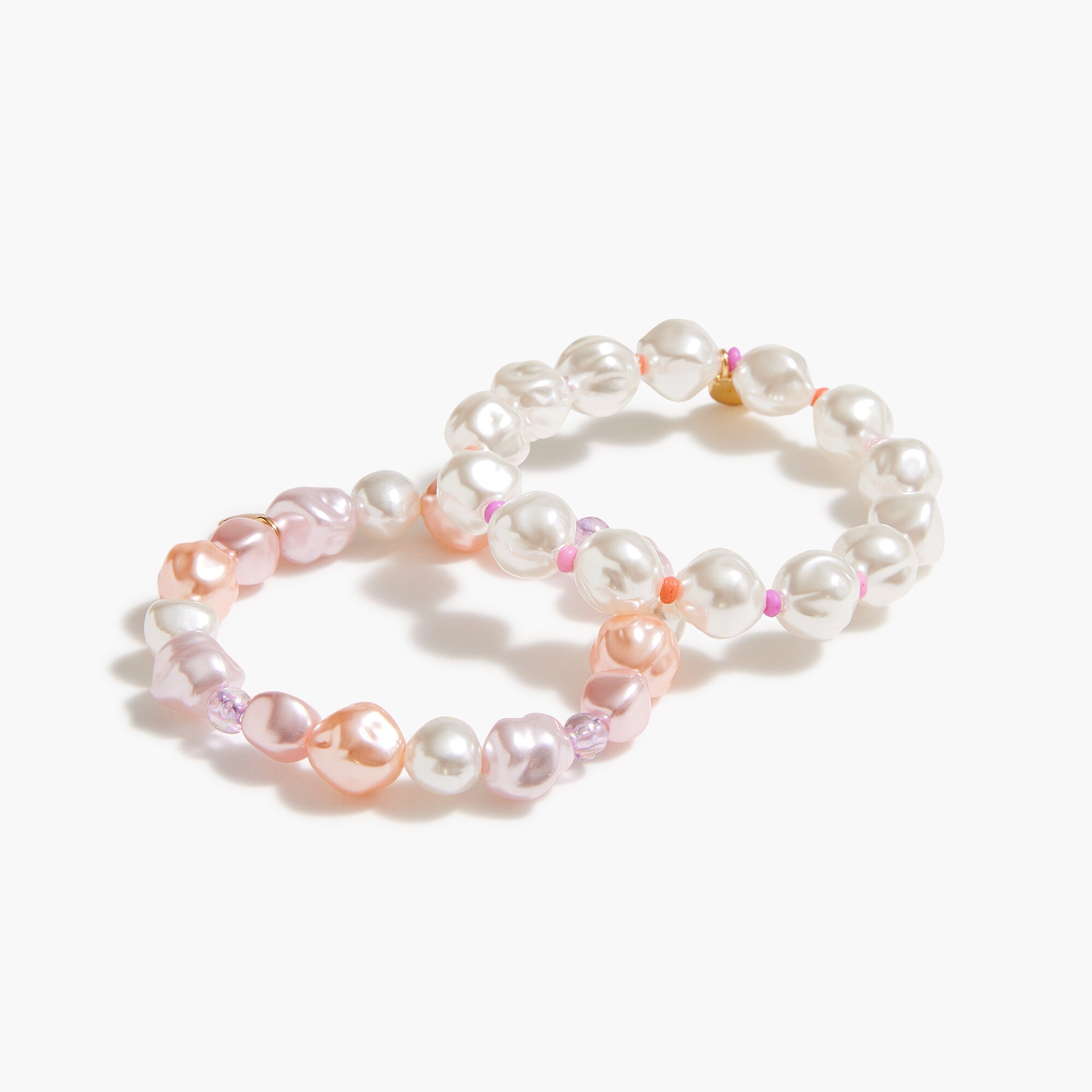  Girls' multicolor pearl bracelet