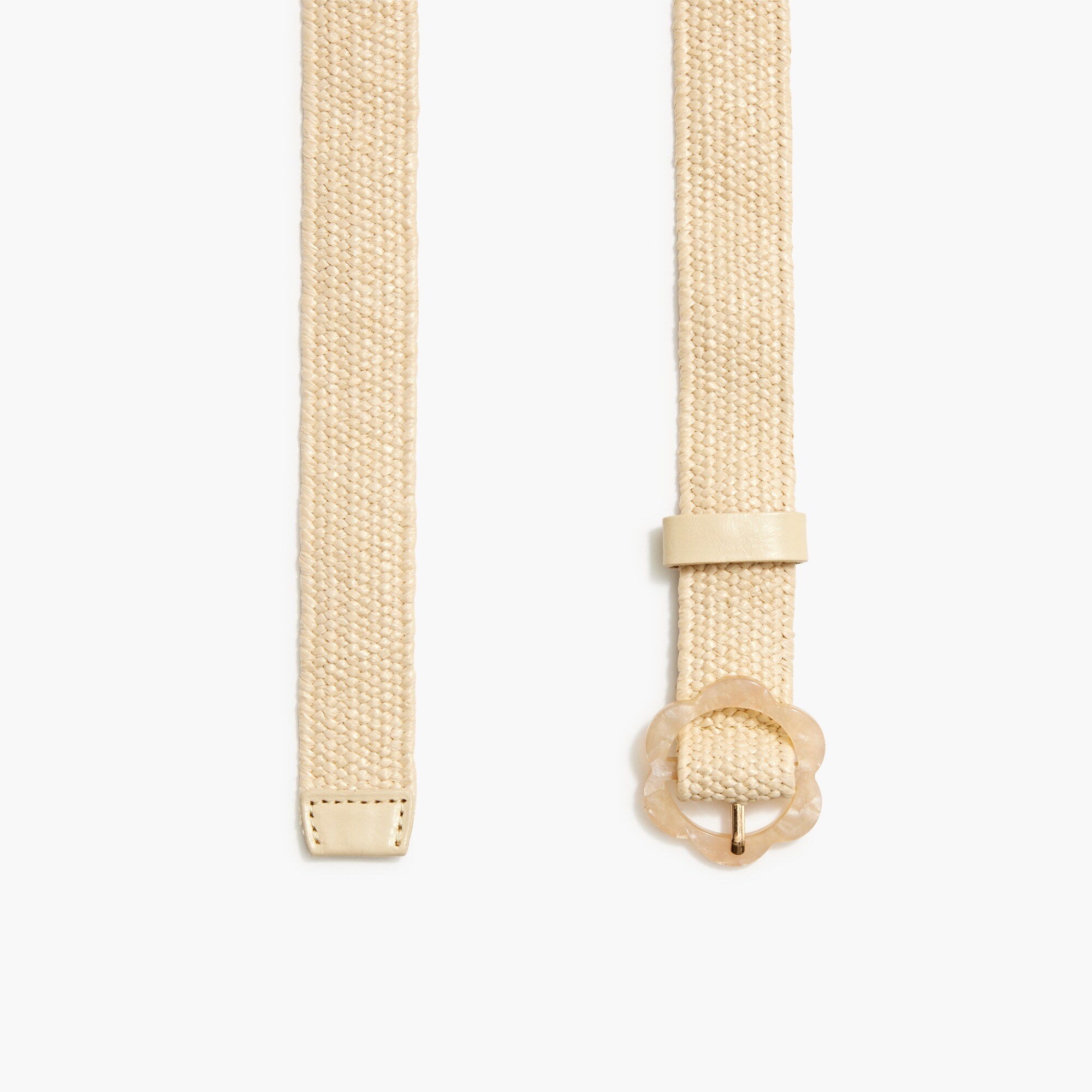 Girls Stylish Buckle Belt Pale Gold