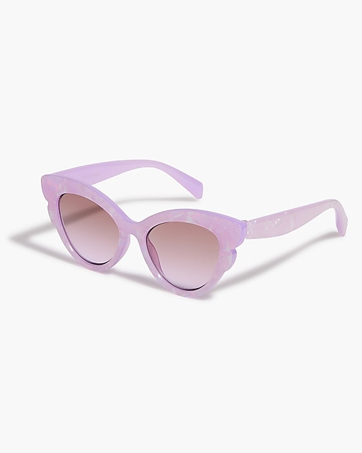  Girls' butterfly-shaped sunglasses