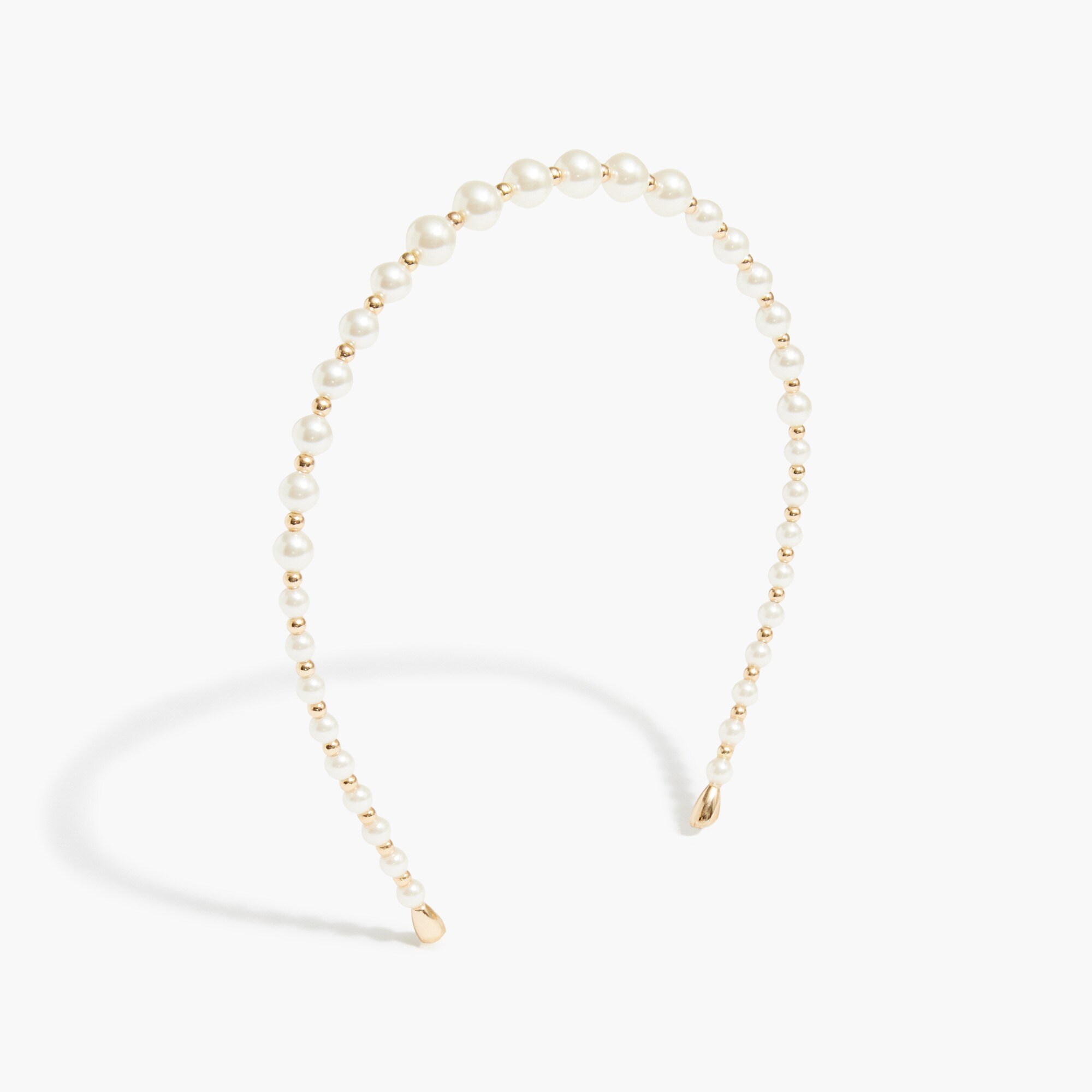 Girls' pearl headband