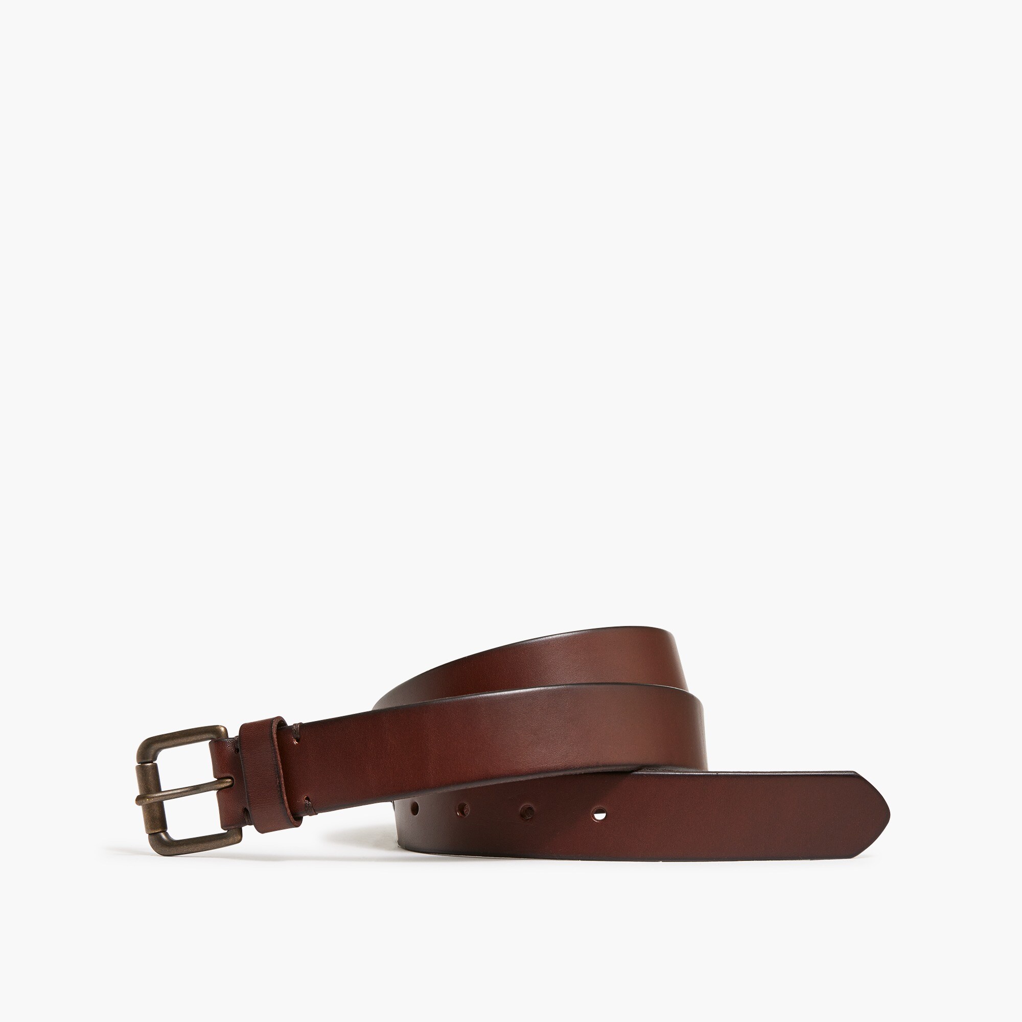 Leather roller belt