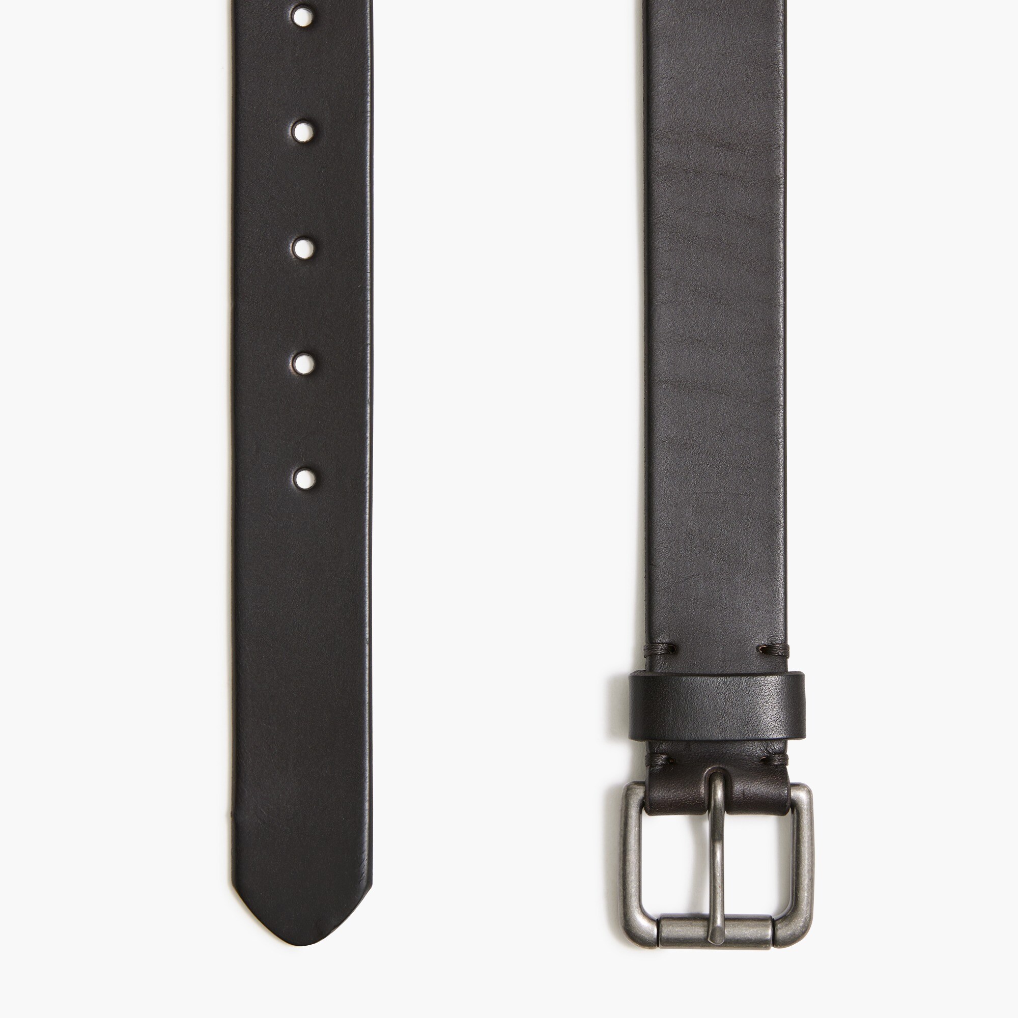 Leather roller belt