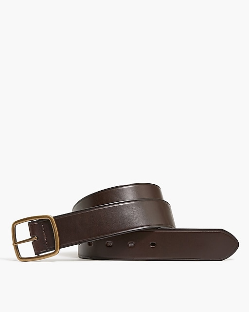 mens Wide leather belt