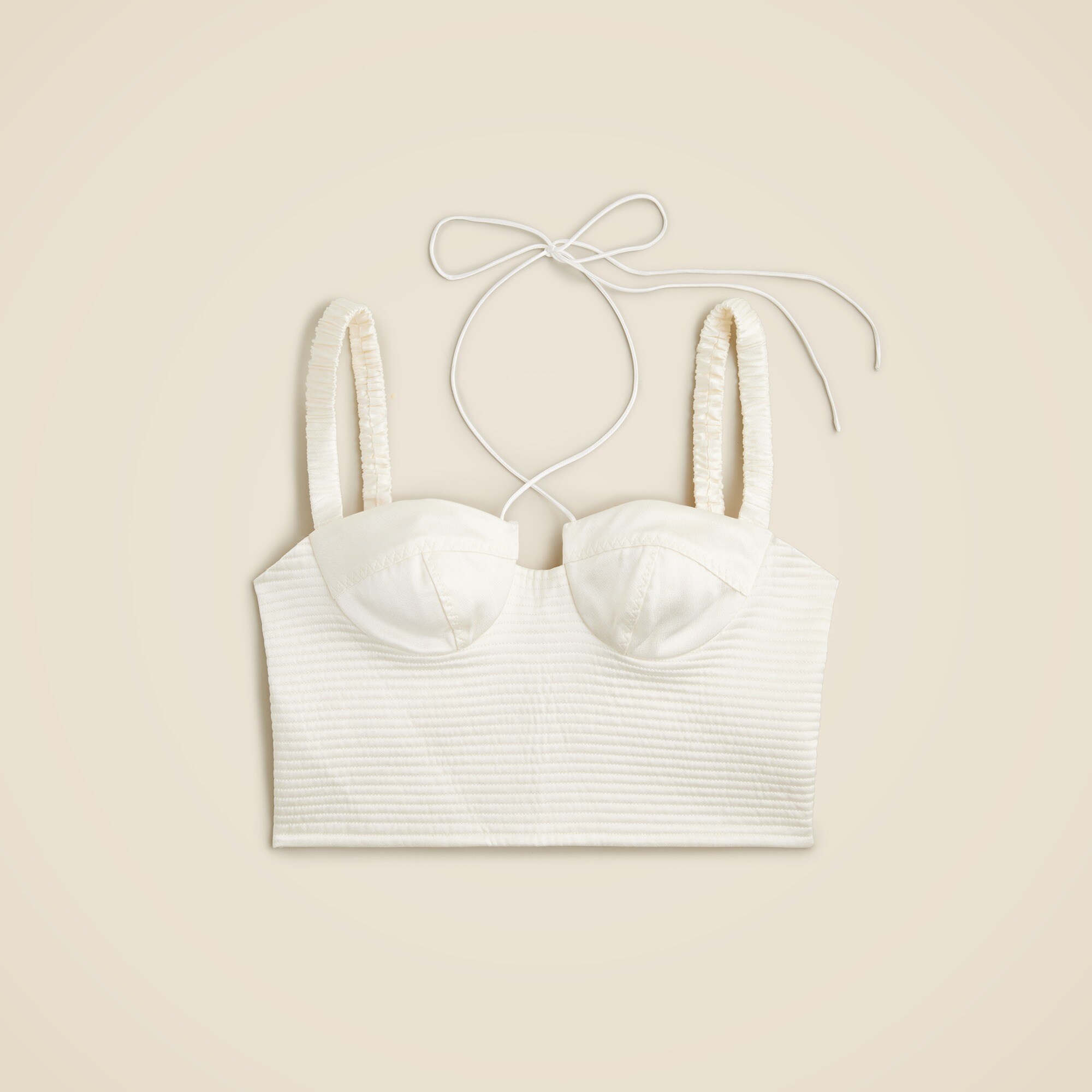 Limited-edition Anna October© X J.Crew cropped bustier top